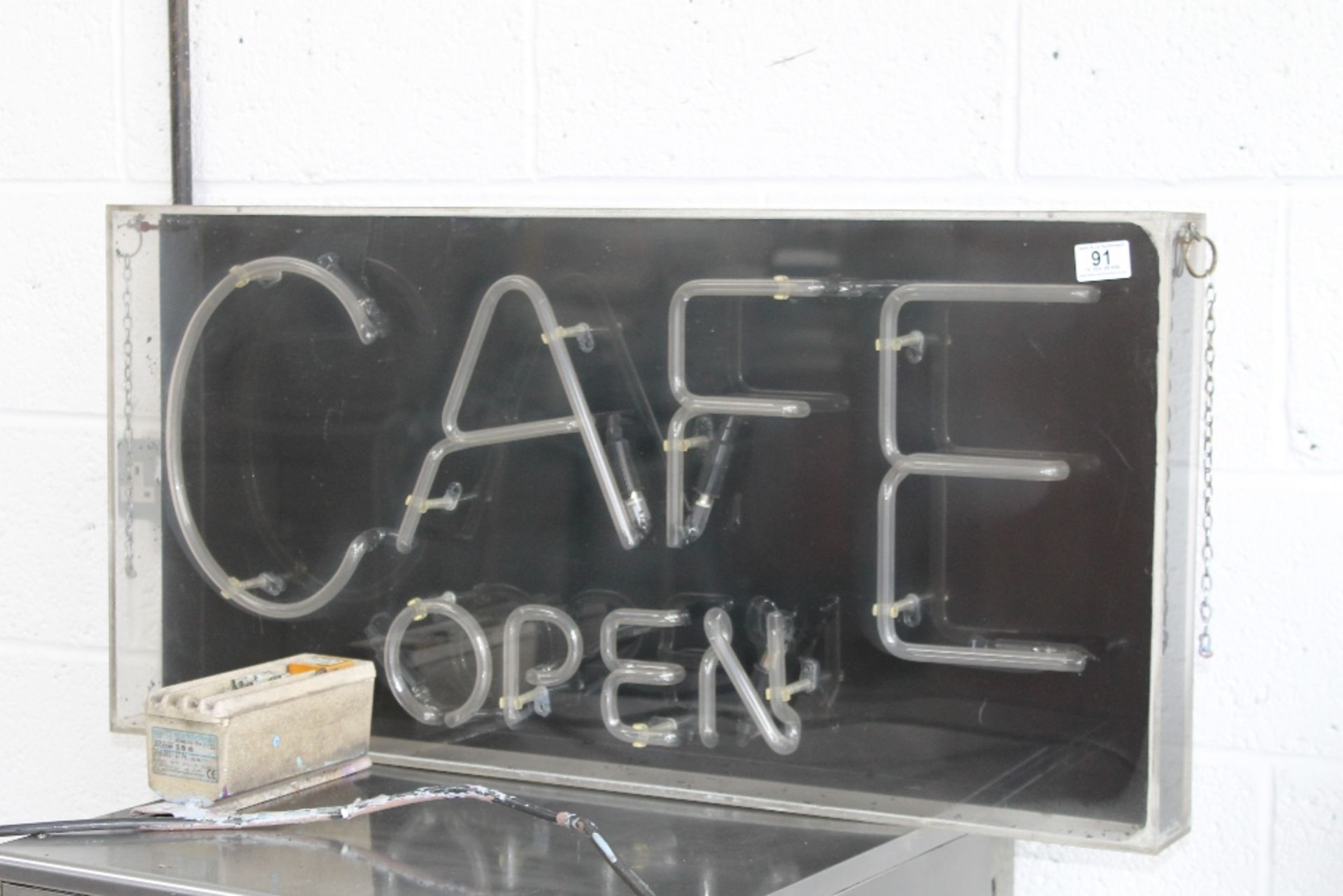 Neon Café Sign – NO VAT – W92cm x H46cm