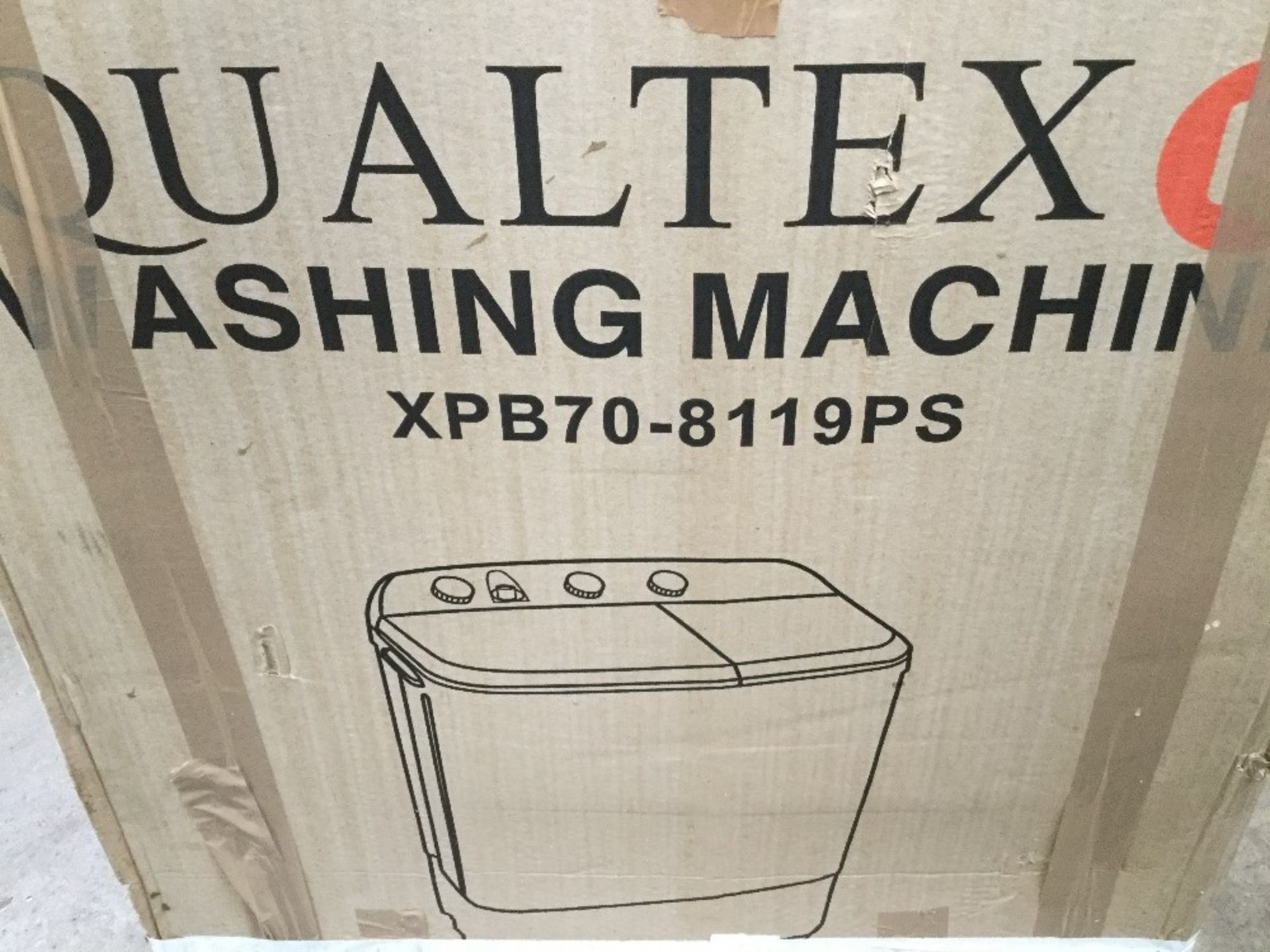 Qualtex Laundry Washing Machine – as new – Boxed - RRP£400 NO VAT