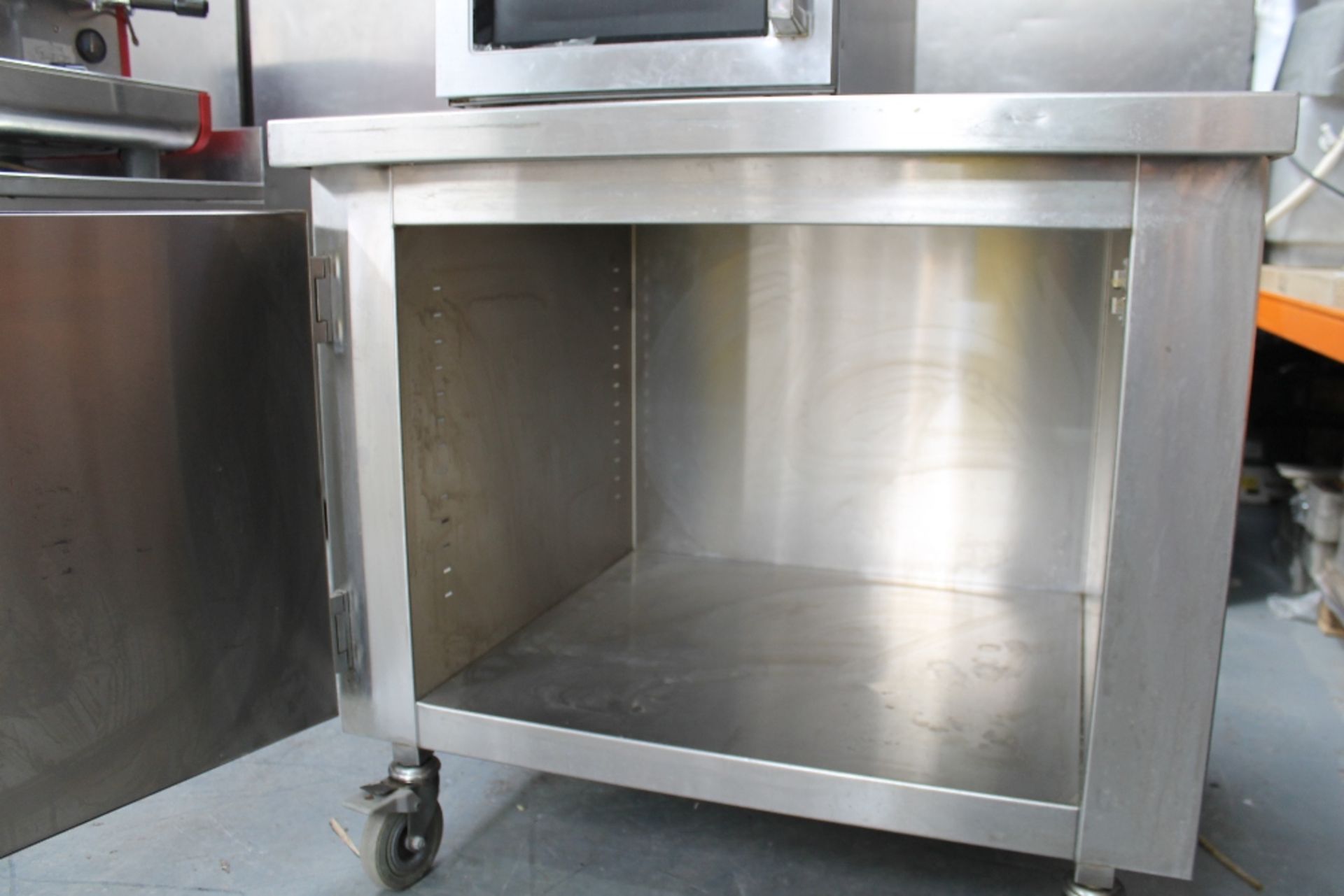 Mobile Stainless Steel Storage Unit –W100cm x H90cm x D80cm – NO VAT - Image 2 of 2