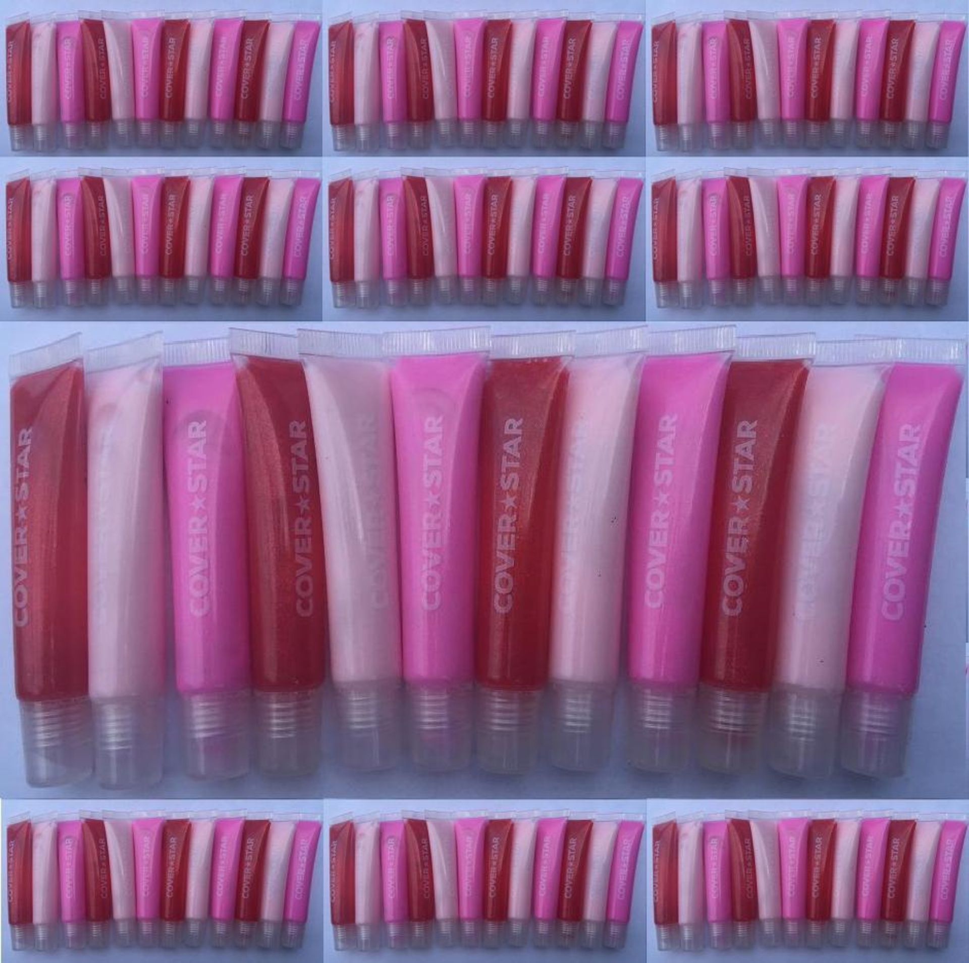 100 Lip Gloss Tubes – 3 Shades/ Flavours – NO VAT   UK Delivery £15