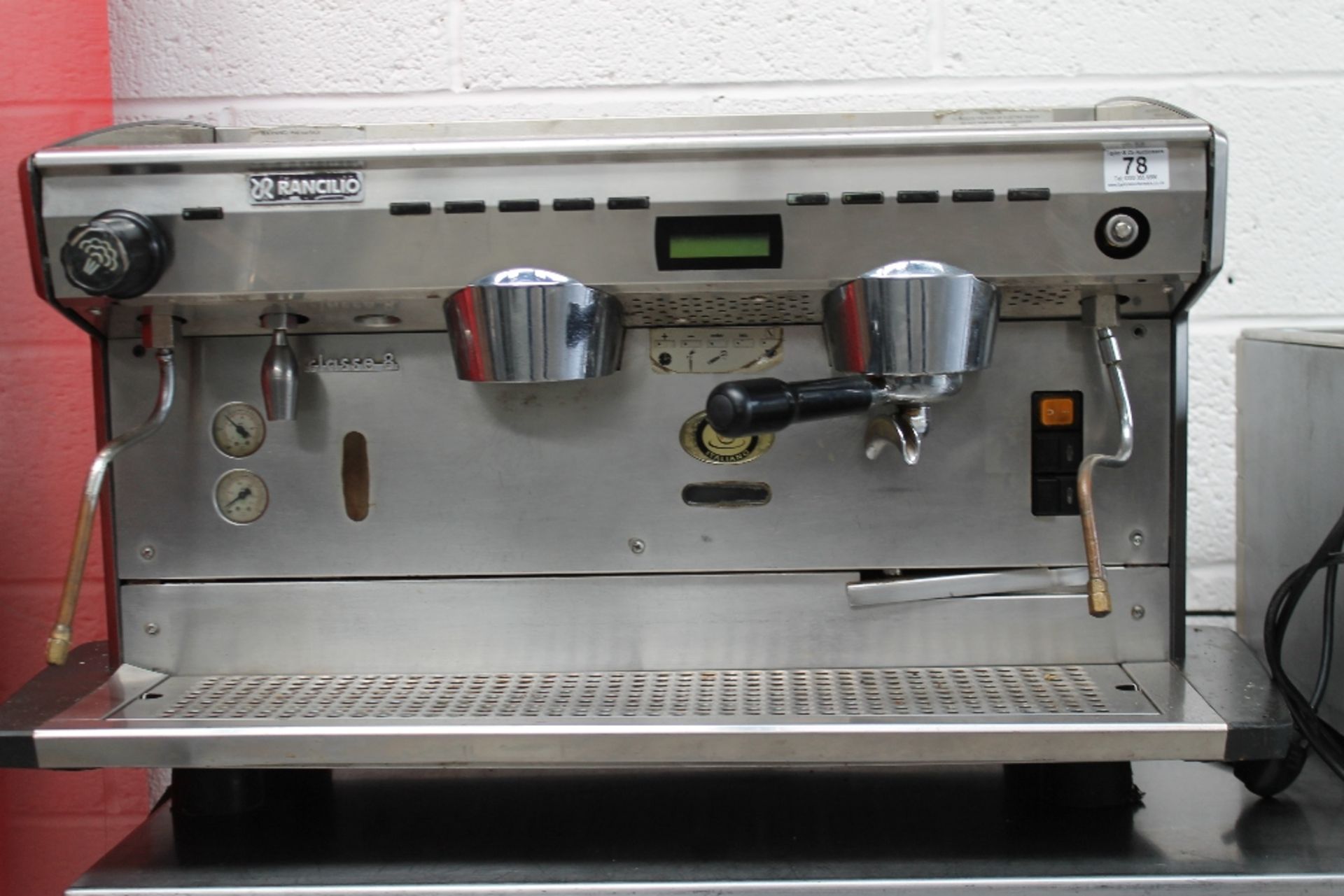 Rancilio 2 Group Espresso Coffee Machine – 1-ph – Tested – NO VAT
