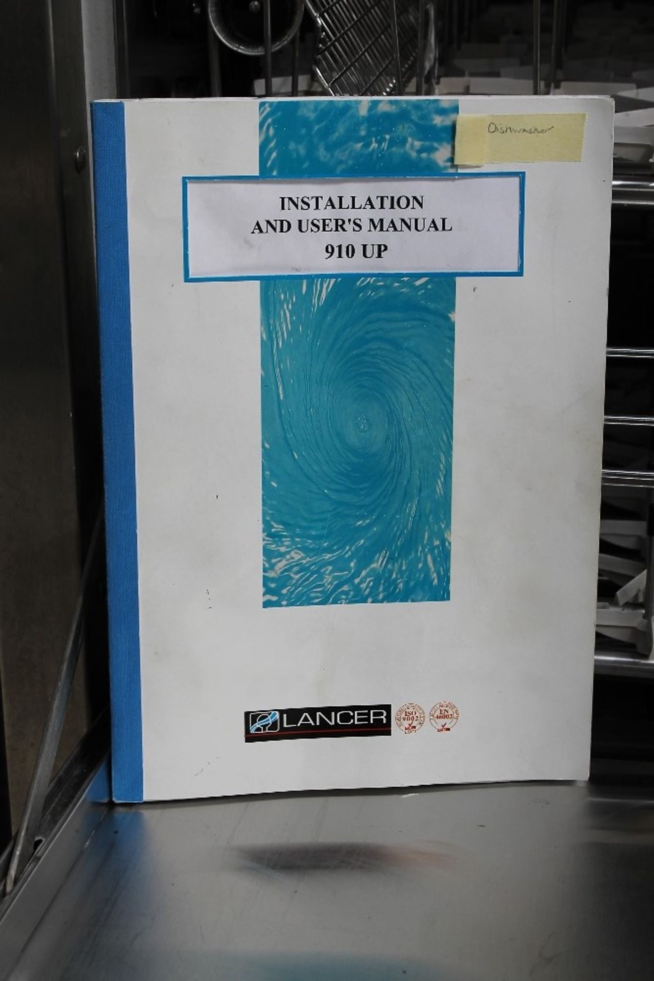 Lancer 910 UP Commercial Dishwasher with Operators Manual –NO VAT   Excellent condition – little - Image 4 of 4