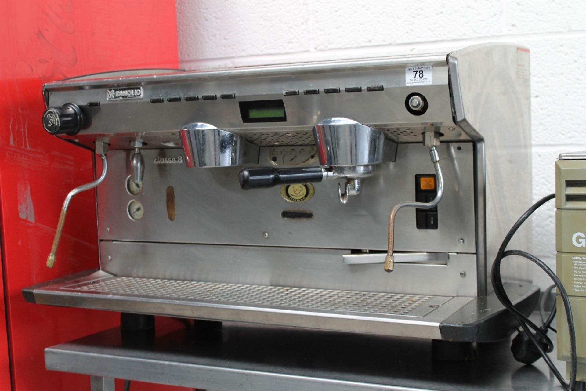Rancilio 2 Group Espresso Coffee Machine – 1-ph – Tested – NO VAT - Image 2 of 2