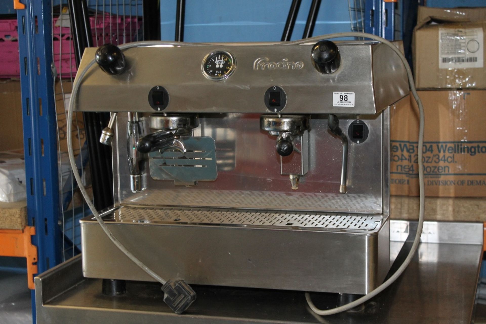 Fracino 2 Group Espresso Coffee Machine – Tested – NO VAT - Image 2 of 3