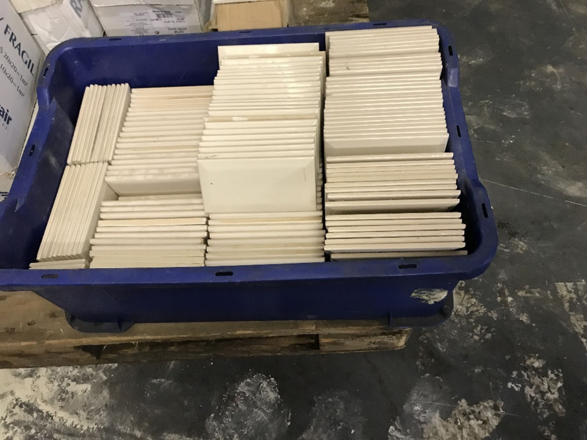 2 crates of tiles