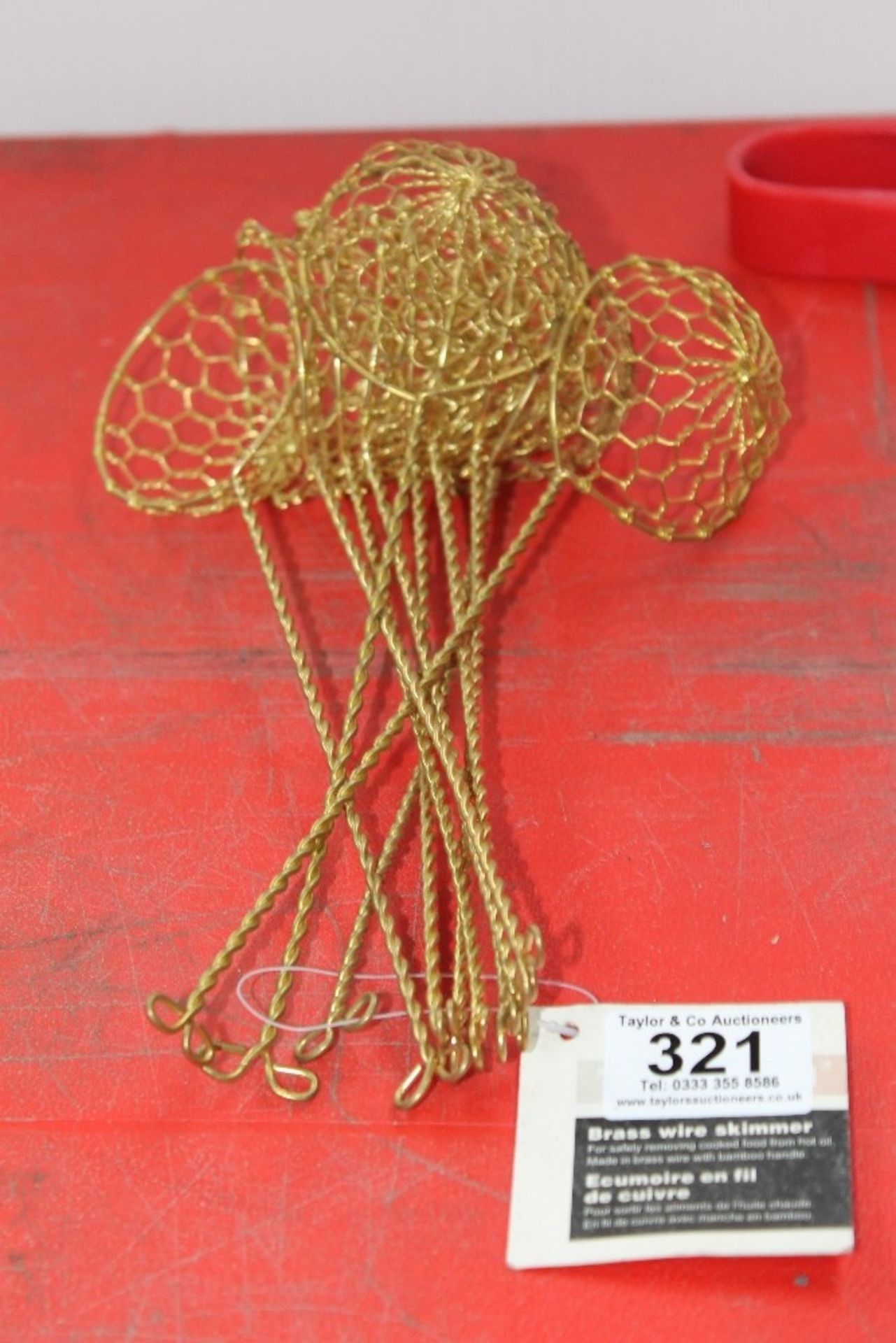 10 x brass wire skimmers– NO VAT