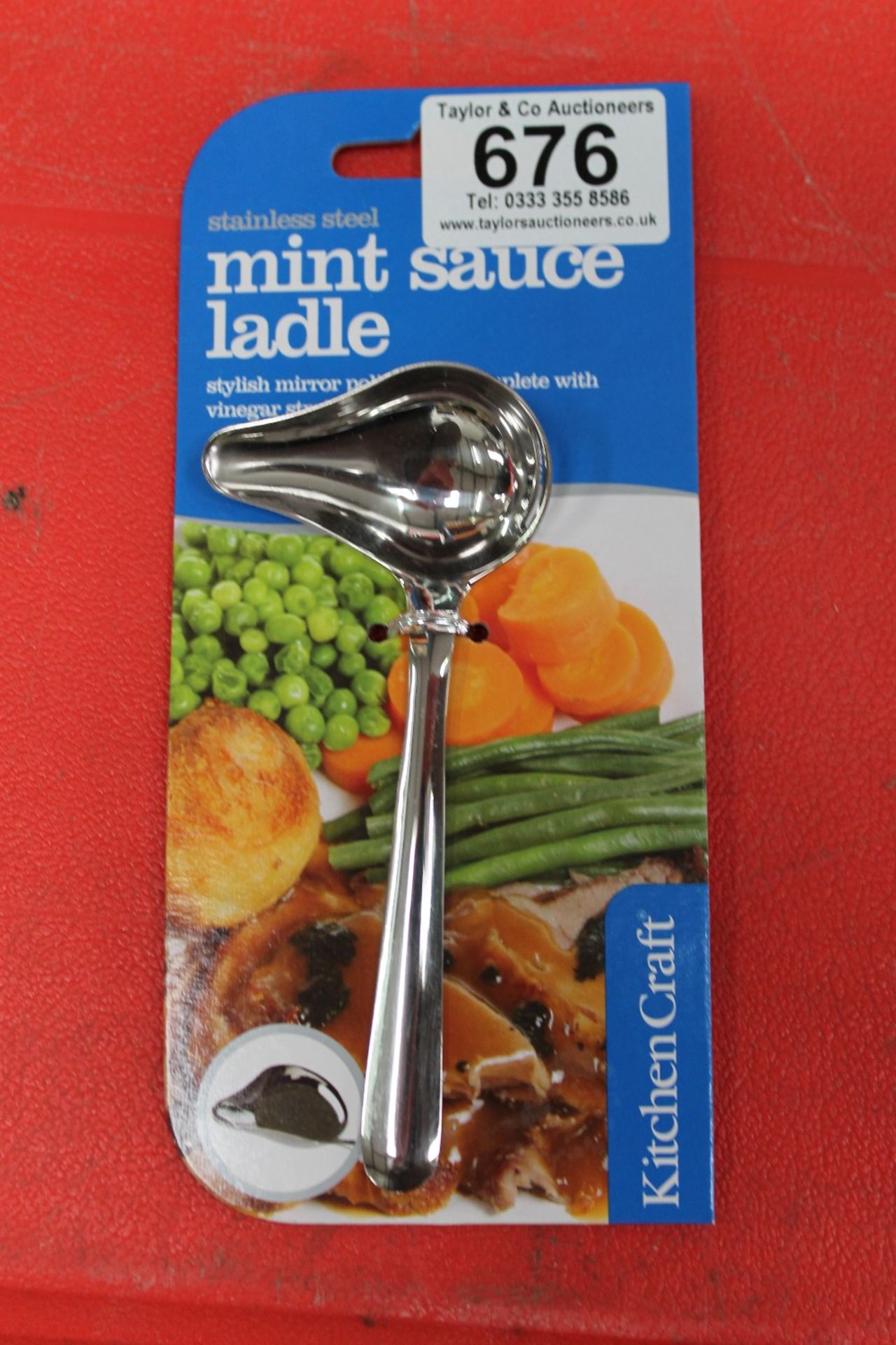 1 x S/Steel mint sauce ladle