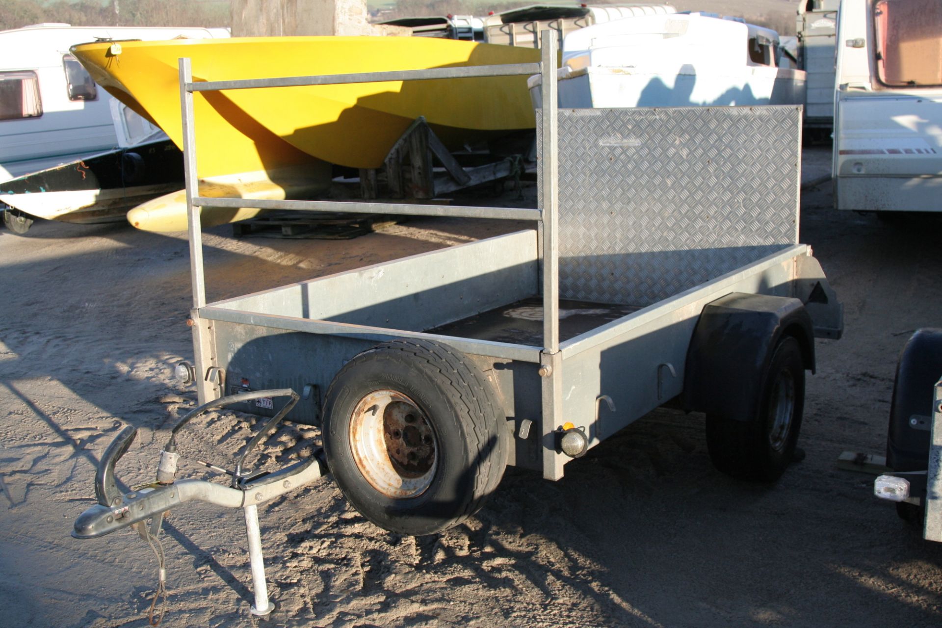 IFOR WILLIAMS P6 TRAILER WITH LADDER RACK