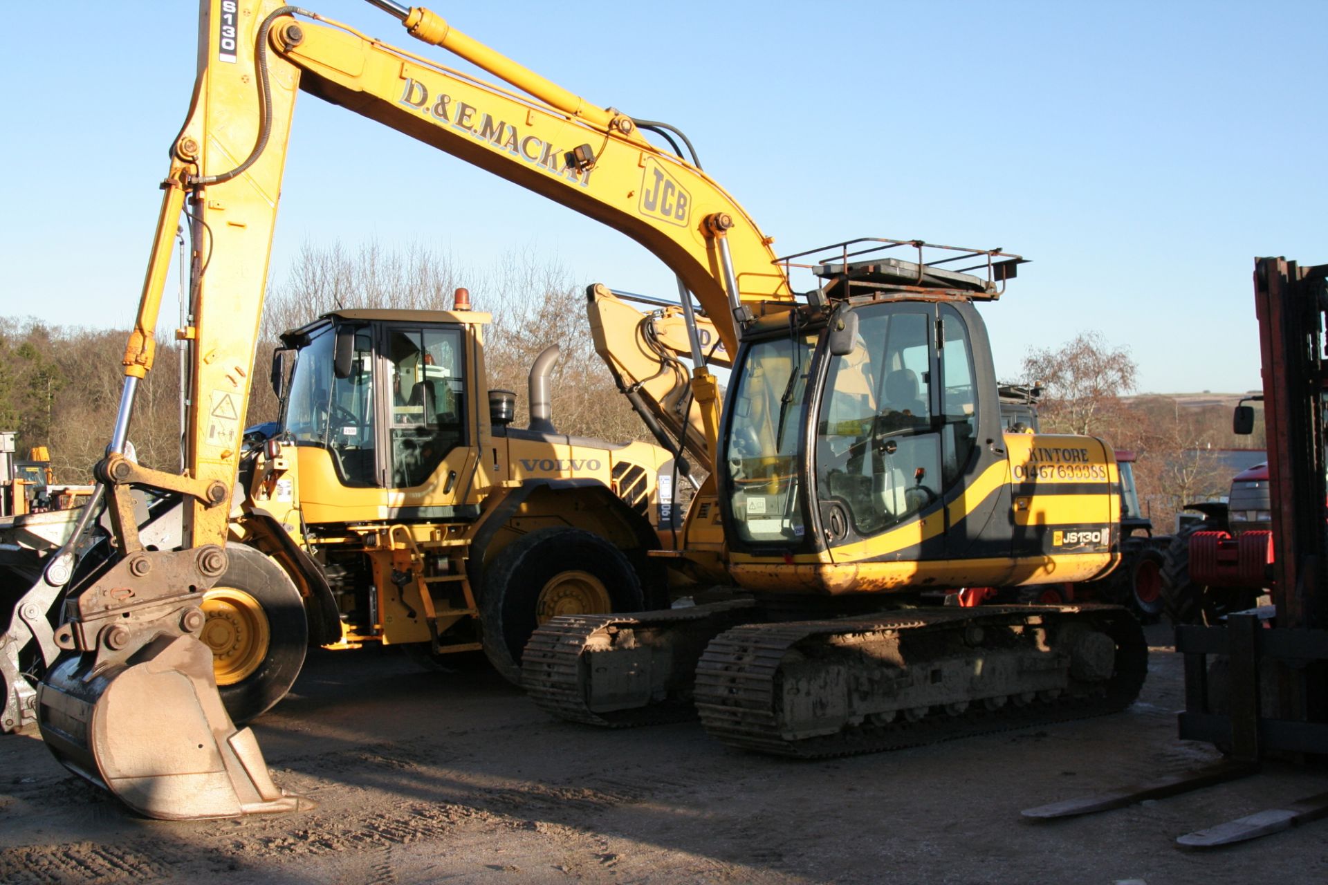 JCB JS130 TRACKED DIGGER, 9059 Hours, PLUS VAT