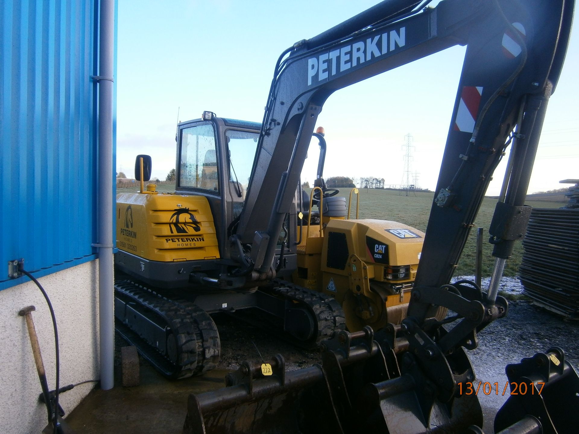 1 No. Volvo Combo EC55C 6 Tonne Excavator - Year 2016 - Serial No. VCEEC55CH00113437 - - Image 3 of 4