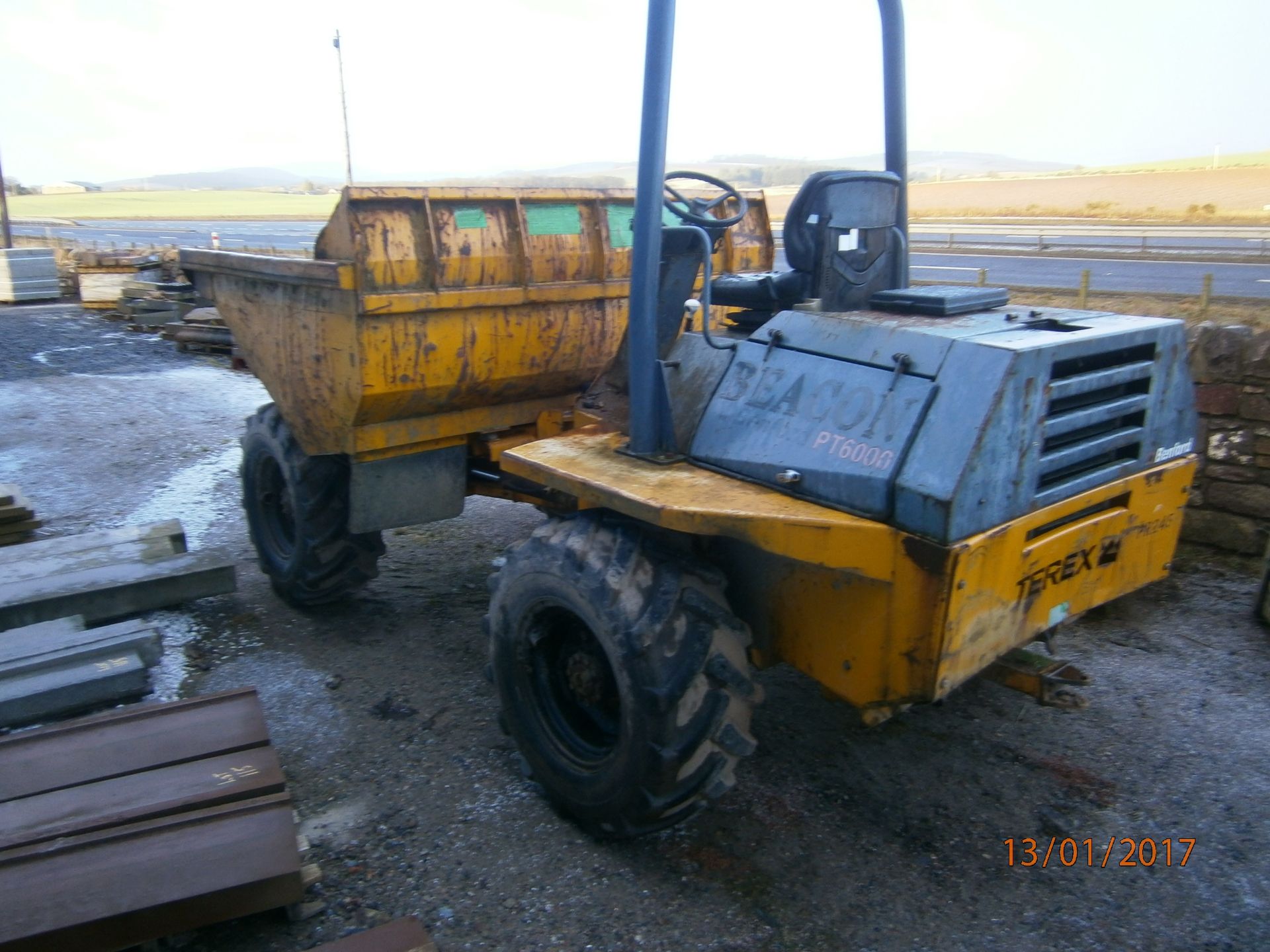 1 No. Terex Benford PT6000 Artic Dumper - 6 Tonne - Displaying 3,014 Hours - Image 2 of 4