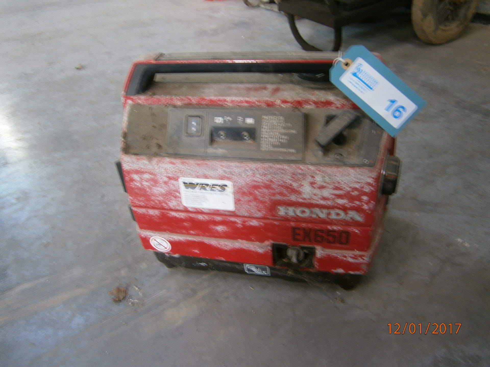 1 No. Honda EX650 Petrol Generator