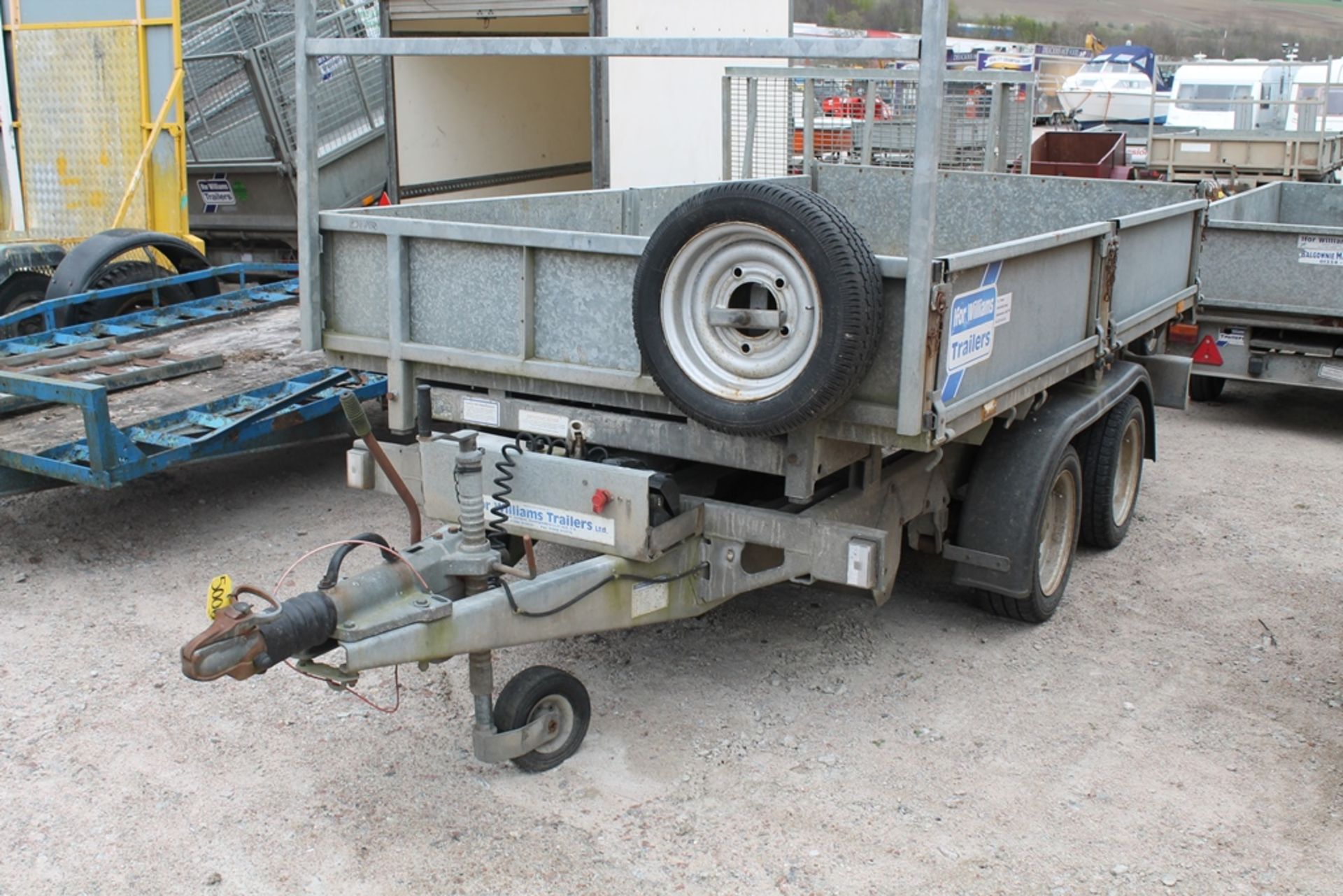 IFOR WILLIAMS 10 FT TIPPING TRAILER CONTROL IN P/CABIN