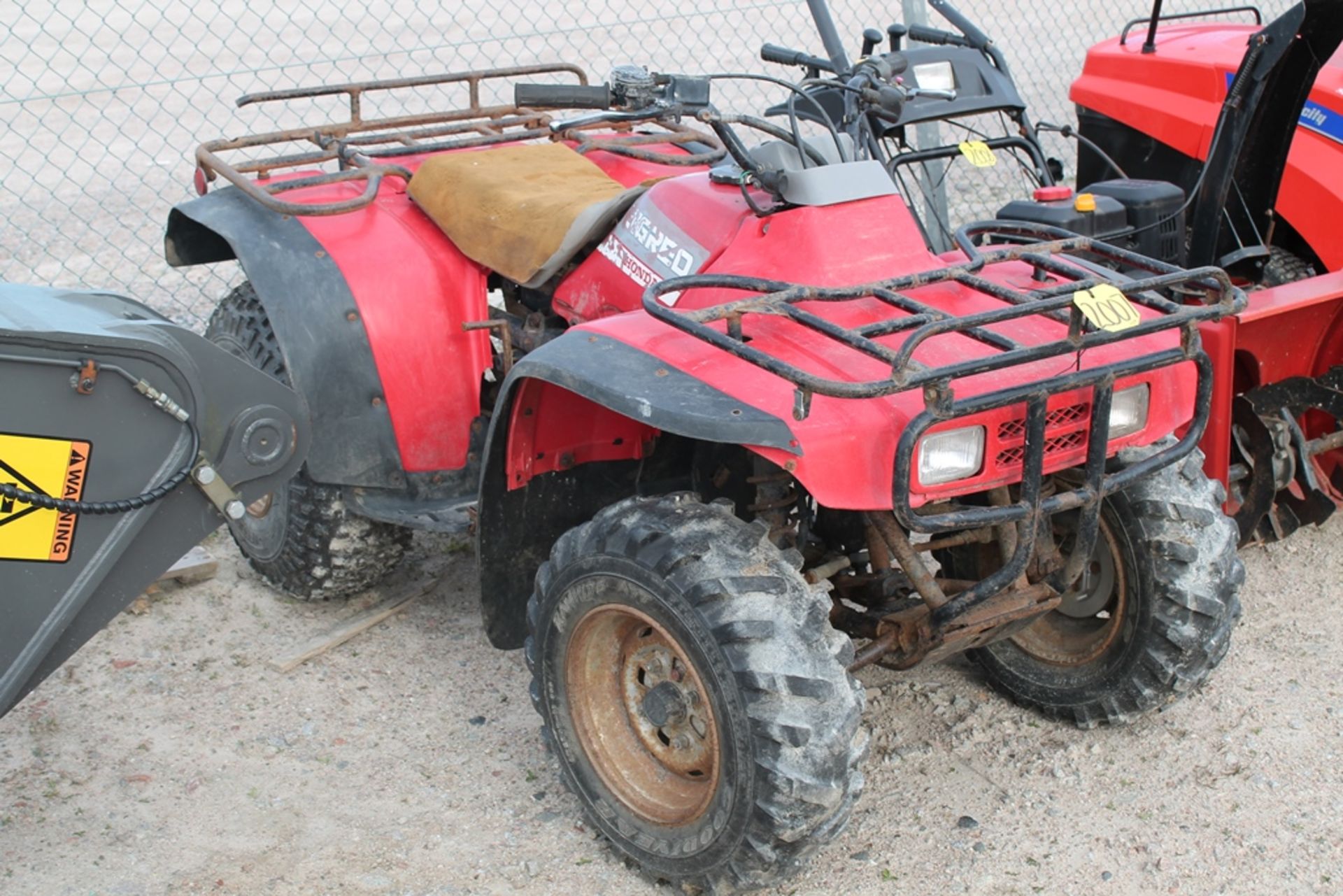 HONDA BIG RED QUAD KEY IN P/CABIN