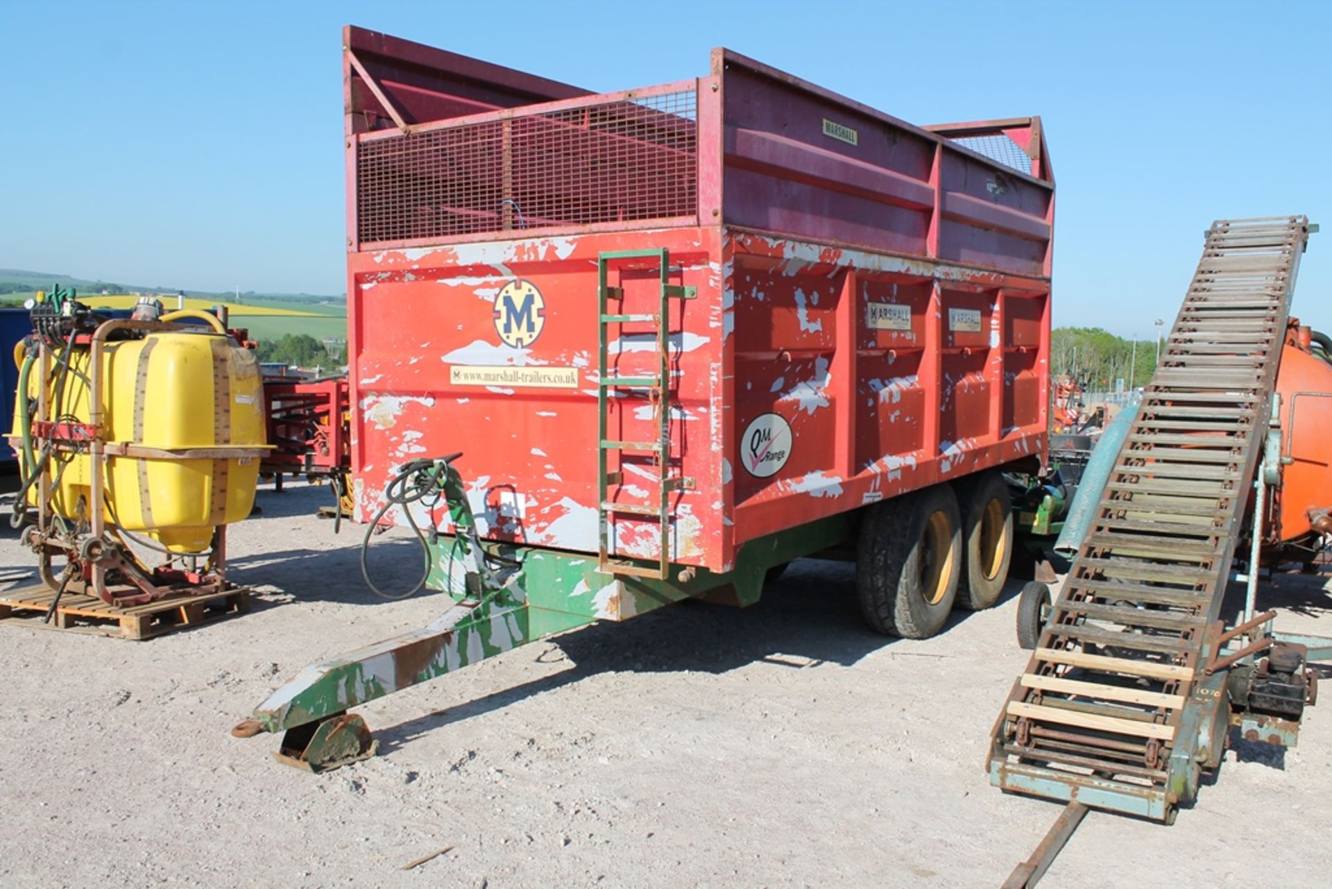 MARSHALL QM11 TRAILER C/W SILAGE SIDES