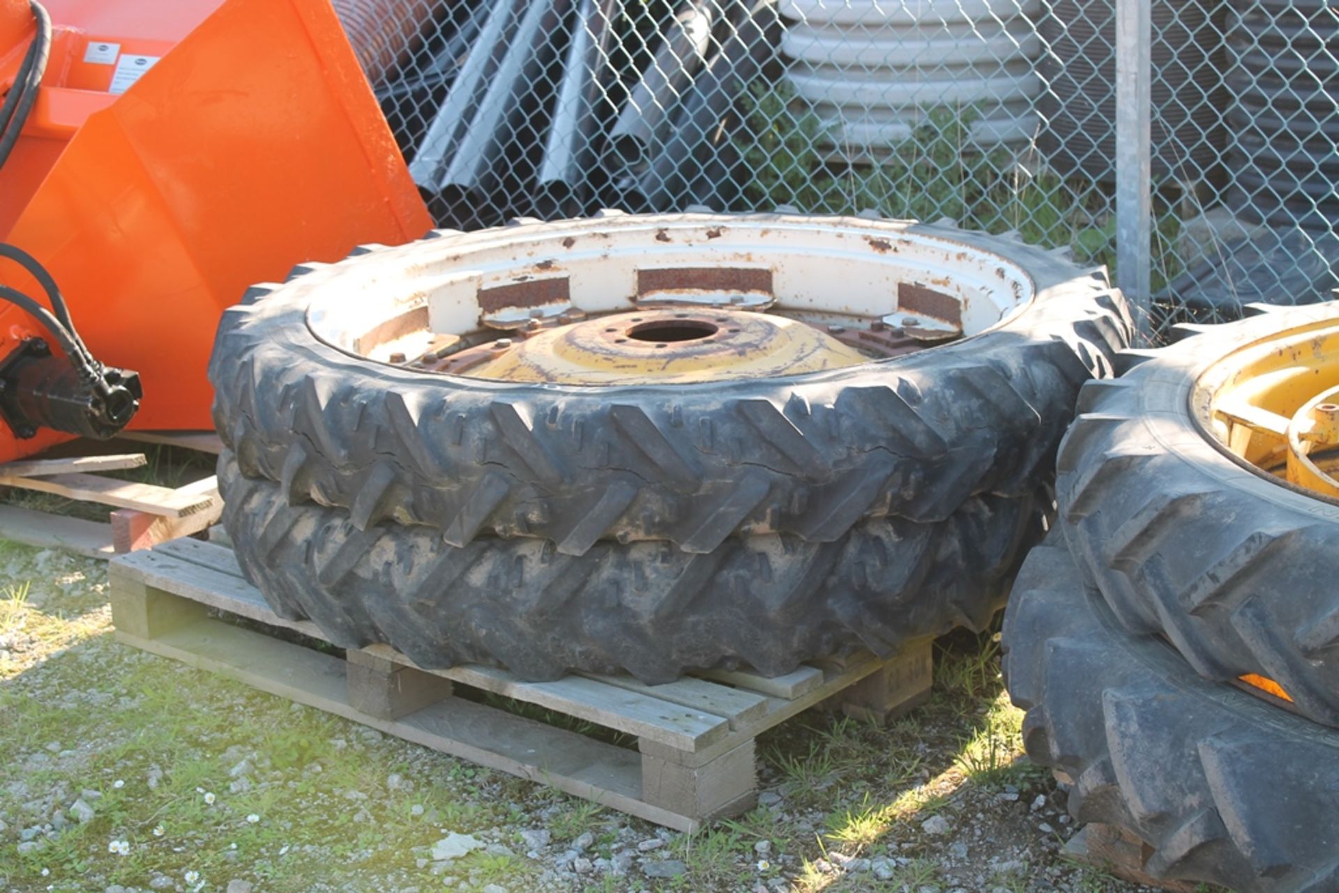 2 X 8.3 R44 ROW CROP WHEELS & TYRES