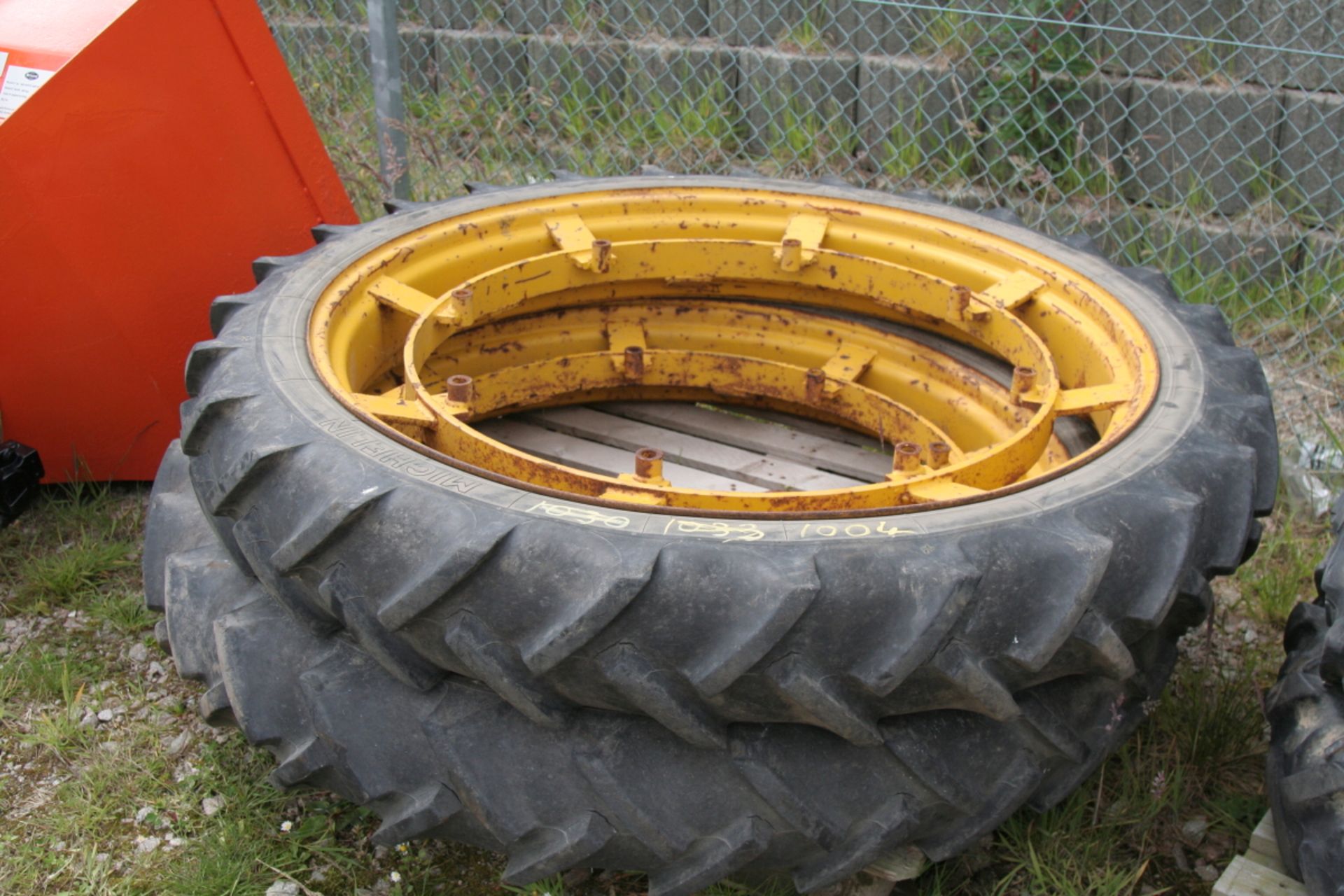 2 X 8.3 R44 ROW CROP WHEELS & TYRES