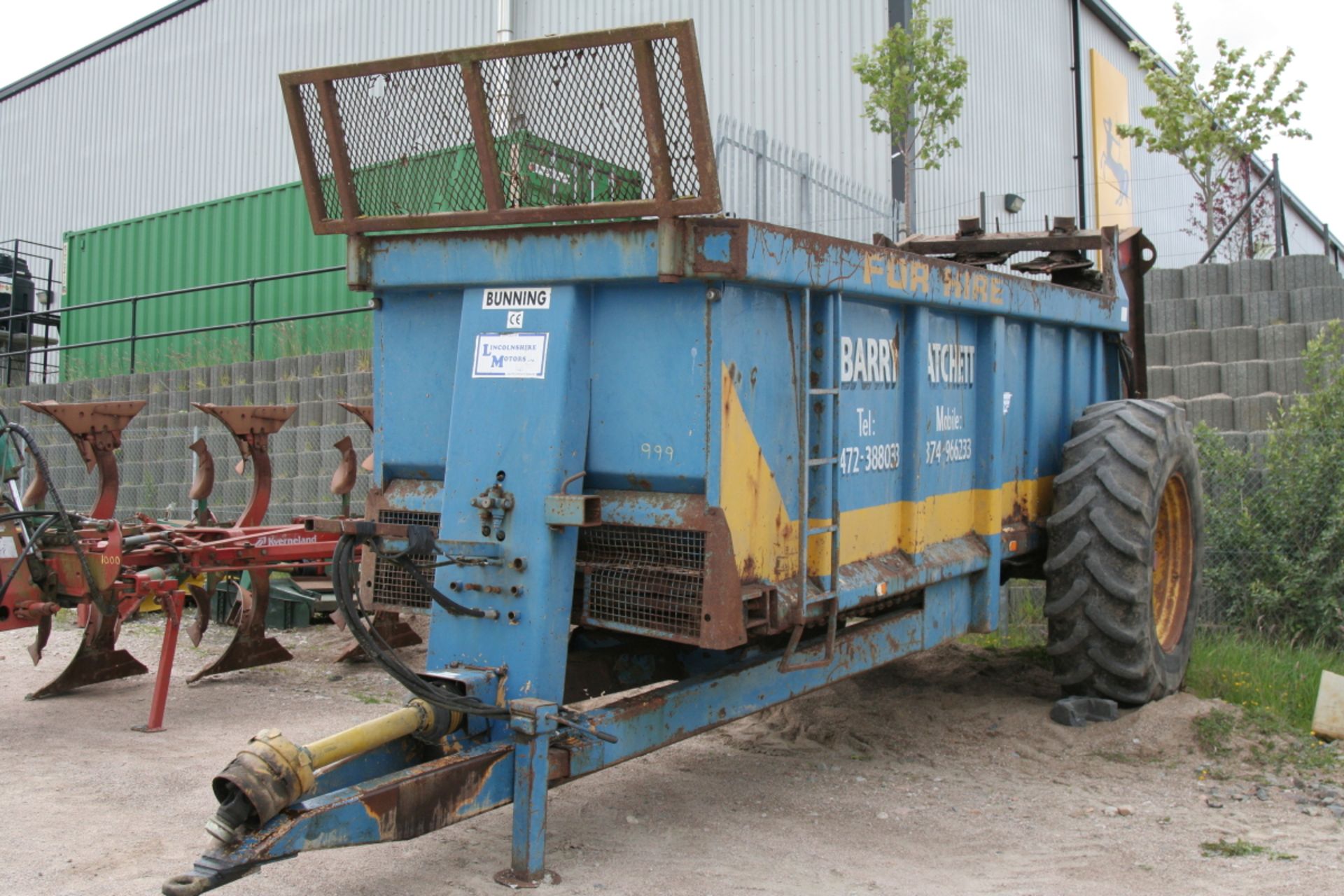 BUNNING MUCKSPREADER WITH PTO