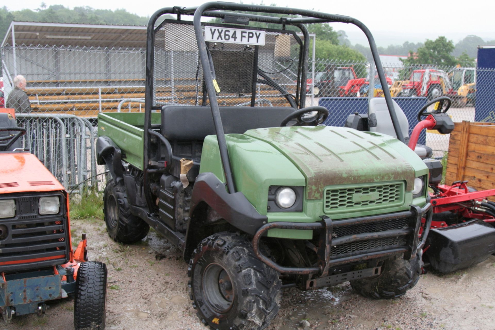 KAWASAKI MULE KAF950FDF YX64 FPY 5411 HOURS