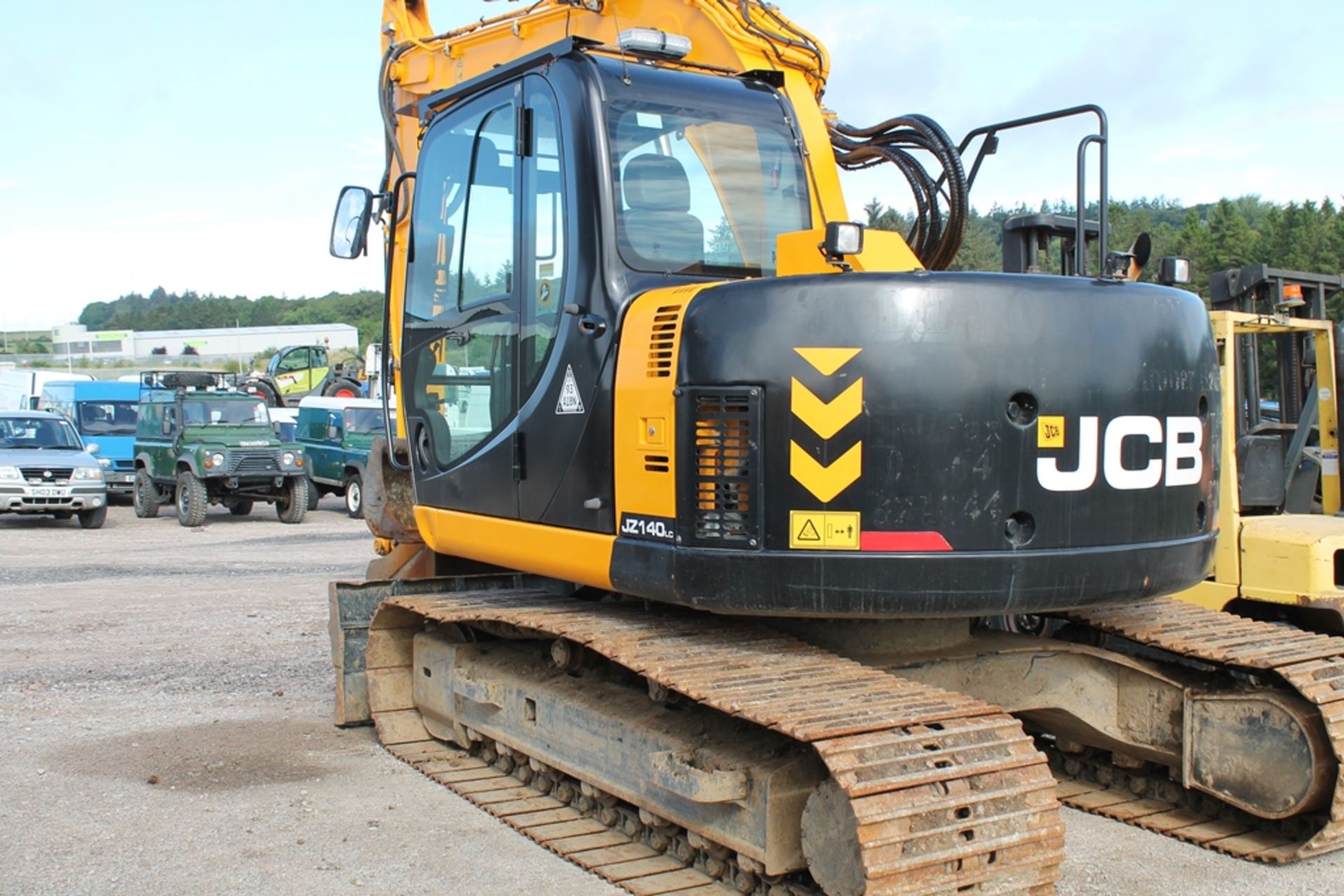 JCB JZ140, , 14.5T EXCAVAYOR, , 5925Hrs, , C/W Hitch & Bucket, , PLUS VAT - Image 4 of 7