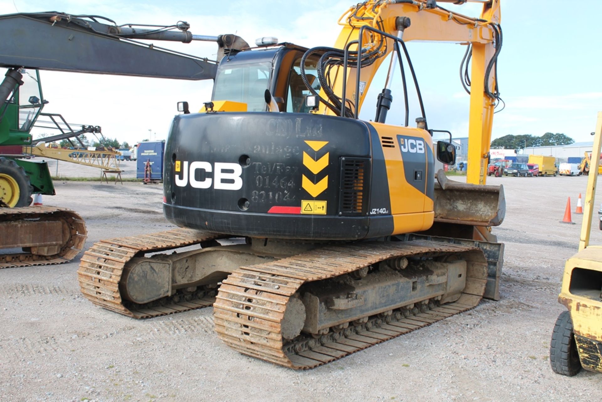 JCB JZ140, , 14.5T EXCAVAYOR, , 5925Hrs, , C/W Hitch & Bucket, , PLUS VAT - Image 5 of 7