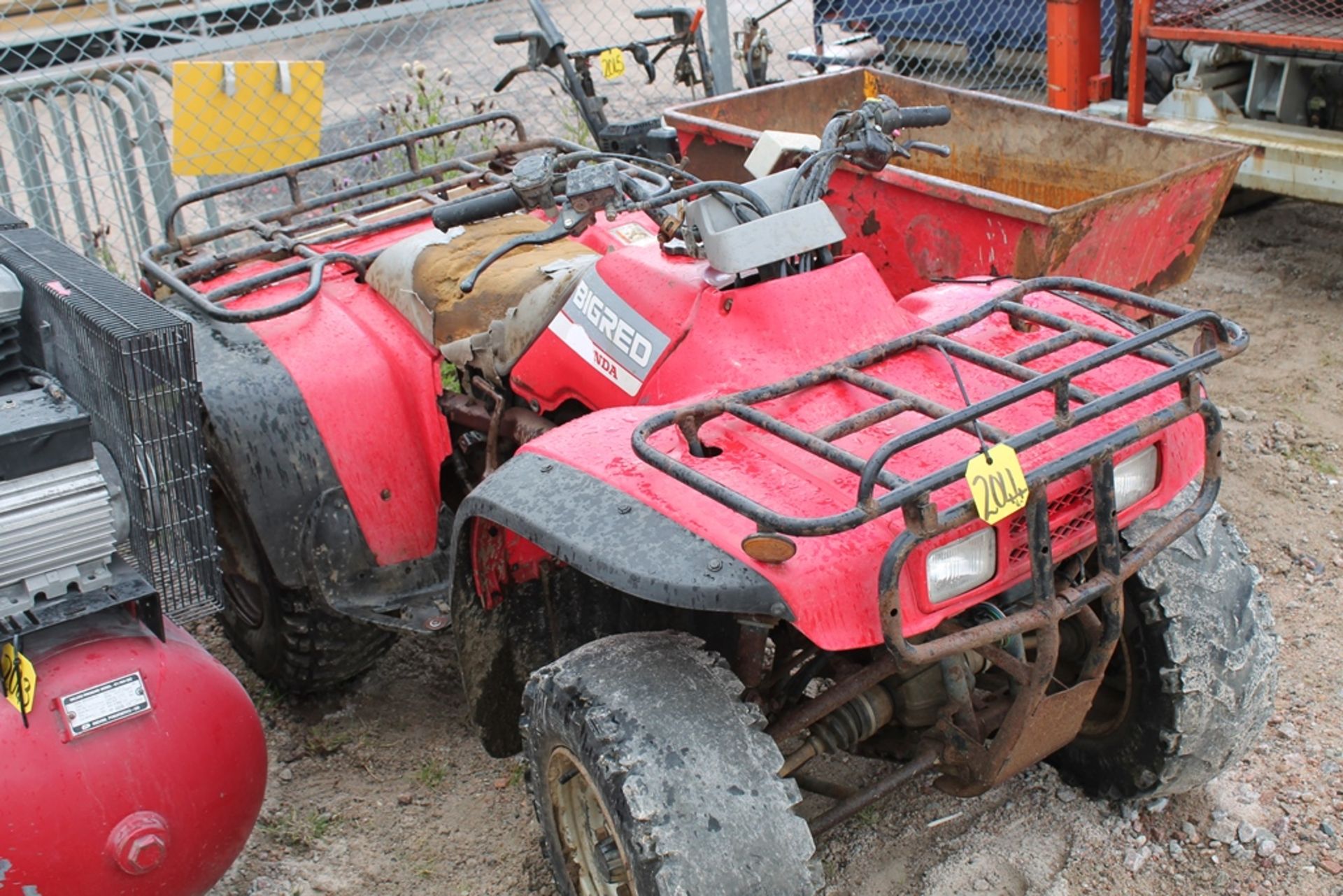 HONDA BIG RED QUAD KEY IN P/CABIN