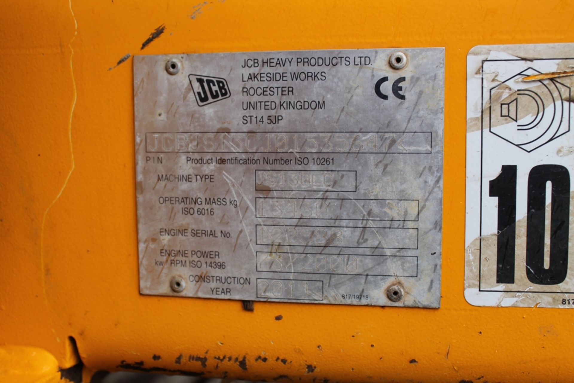 Jcb JS130 - 2999cc Tractor - Image 7 of 7