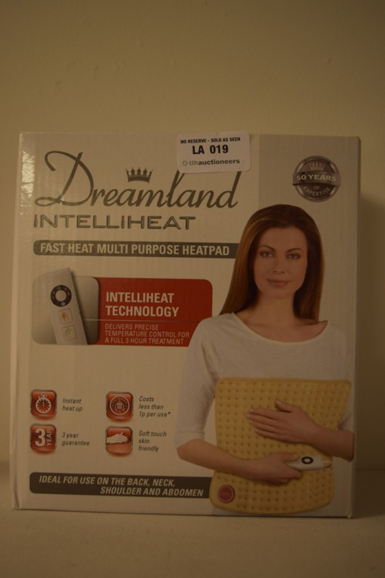 1 x BOXED DREAMLAND INTELLIHEAT FAST HEAT MULTI PURPOSE HEAT PAD RRP £35 (22.12.2016) *PLEASE NOTE