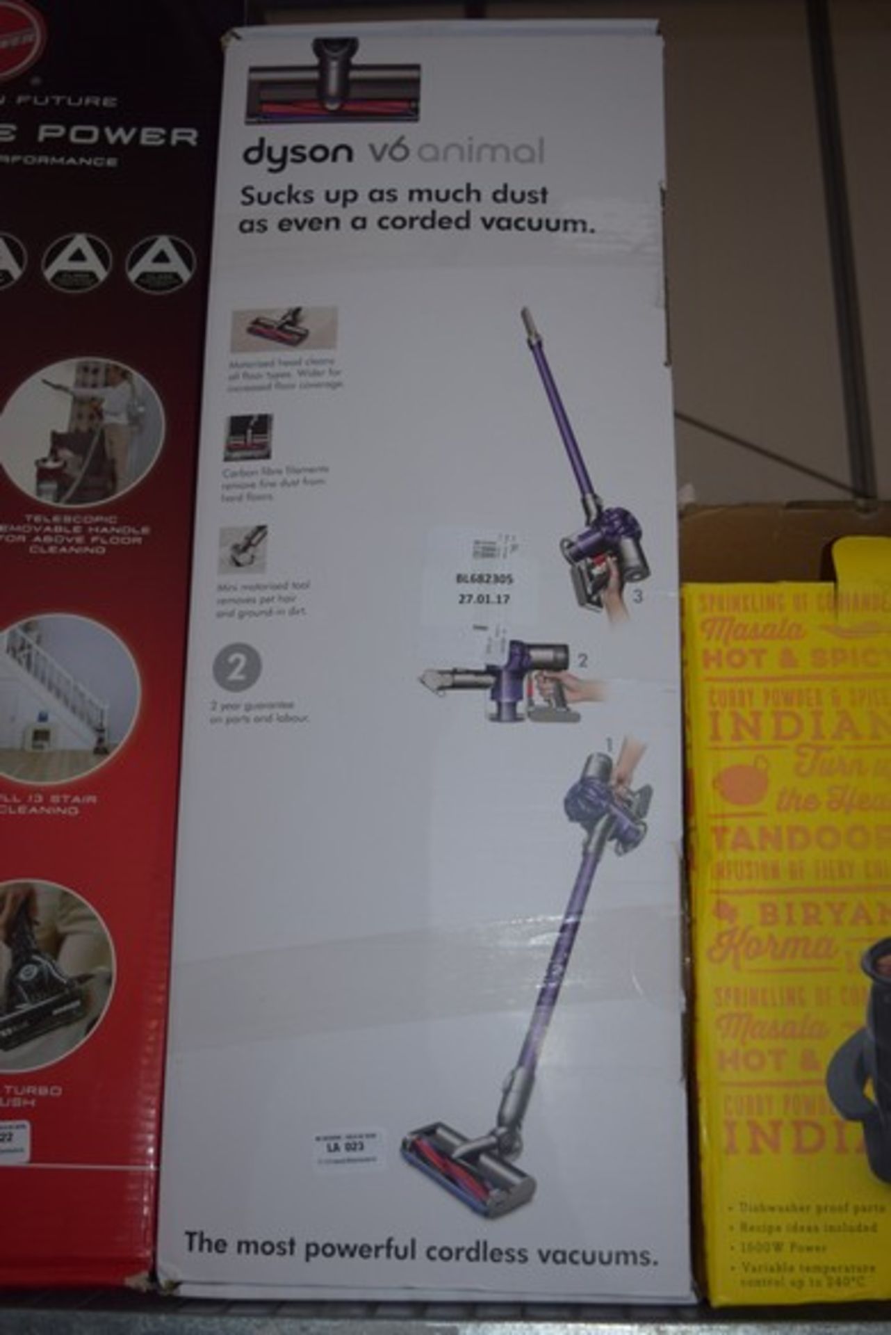 1 X BOXED DYSON V6 ANIMAL CORDLESS HANDHELD VACUUM CLEANER RRP £280 27.01.17