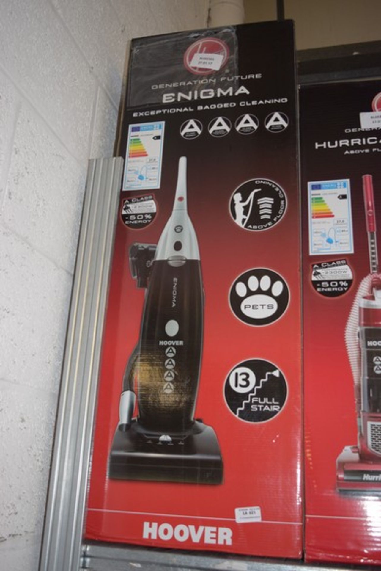 1 X BOXED HOOVER ENIGMA UPRIGHT VACUUM CLEANER RRP £280 27.01.17