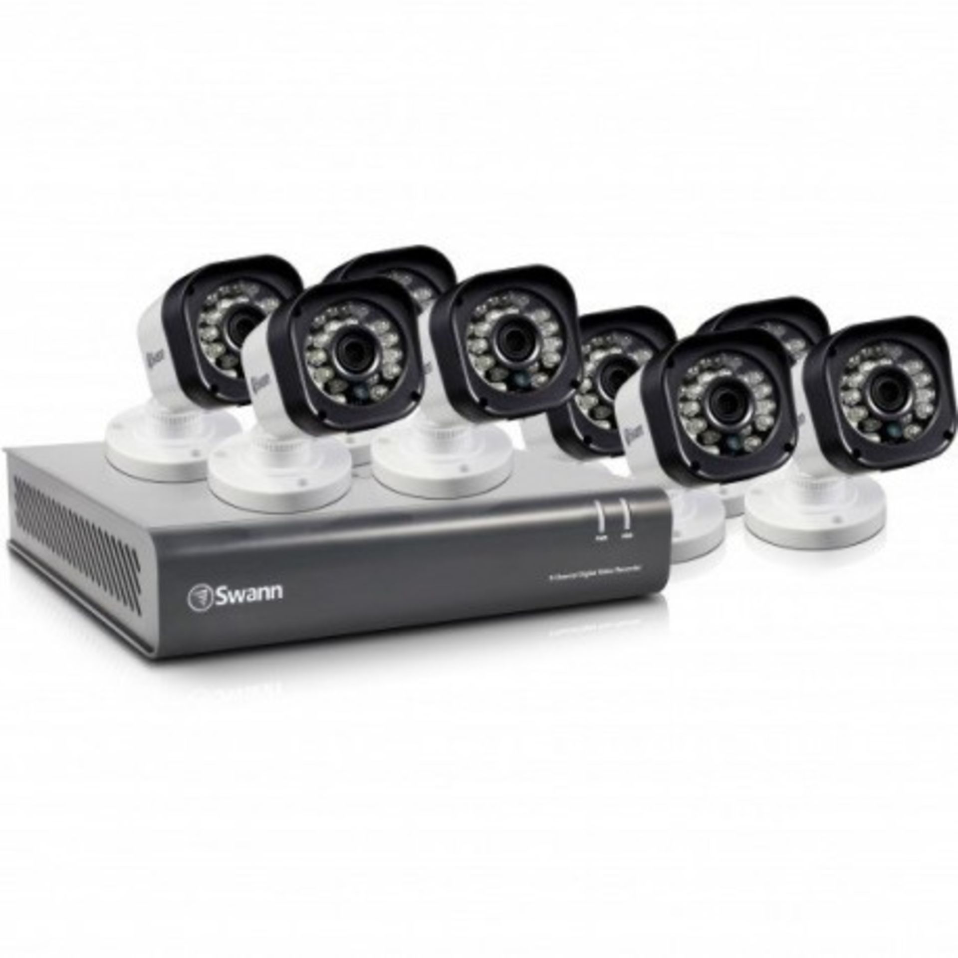 1 X SWAN 8-CHANNEL HD DIGITAL VIDEO RECORDER SECURITY SYSTEM RRP £400