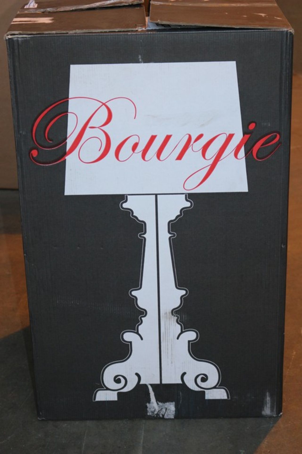 1 x BOXED KARTELL BOURGIE DESIGNER LAMP *PLEASE NOTE THAT THE BID PRICE IS MULTIPLIED BY THE