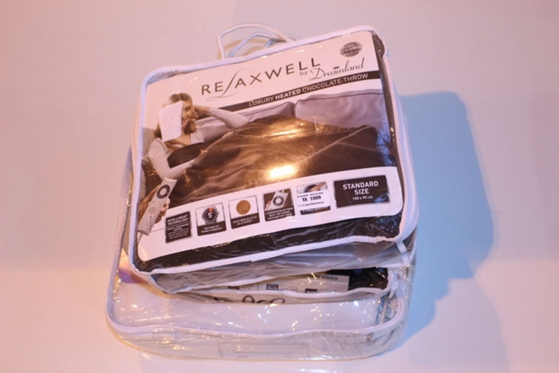 1X LOT TO CONTAIN 3 BAGGED ASSORTED ELECTRIC BLANKETS RRP £20-£40 (BL678733)