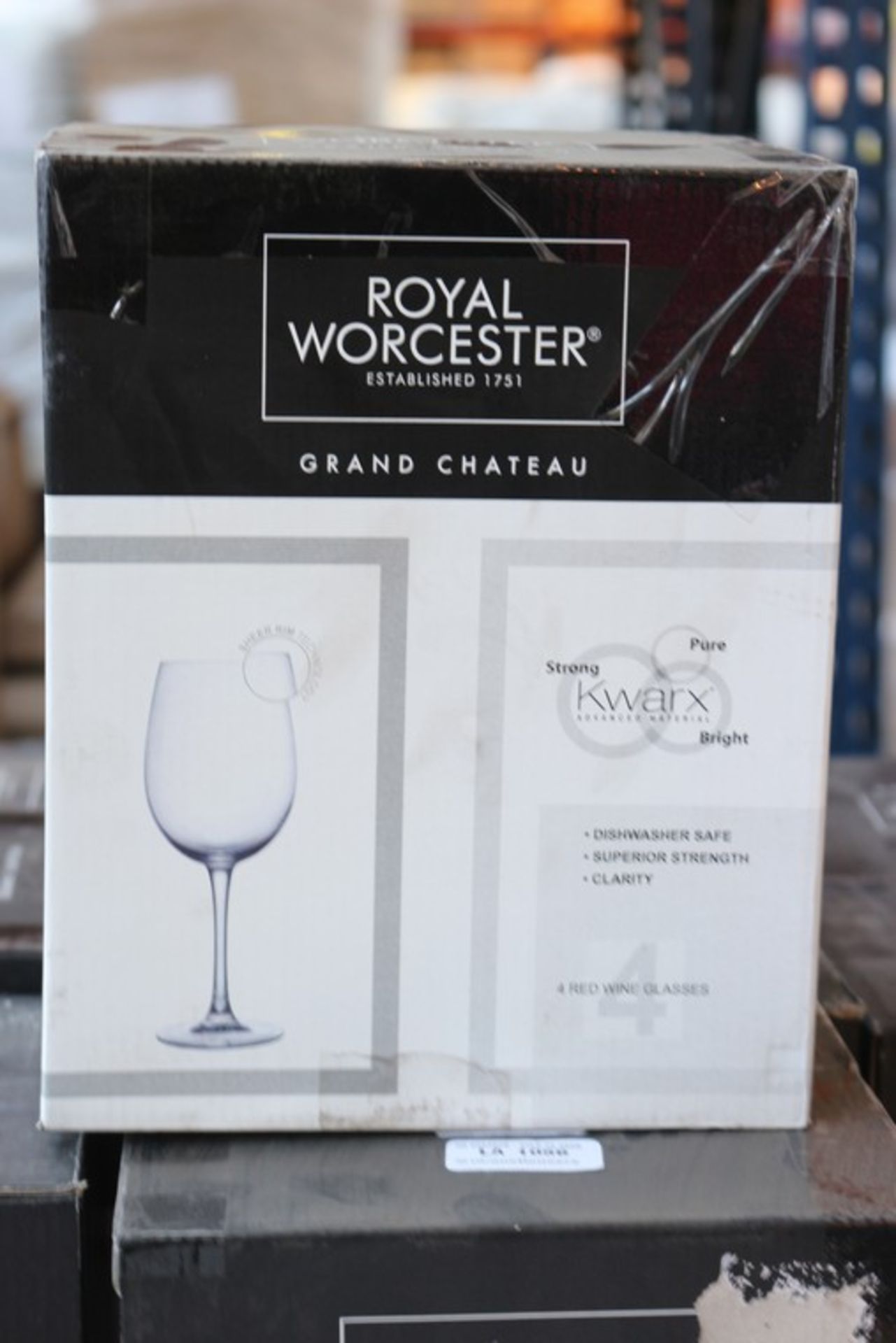 2 x PACKS OF ROYAL WORCESTER WINE GLASSES *PLEASE NOTE THAT THE BID PRICE IS MULTIPLIED BY THE