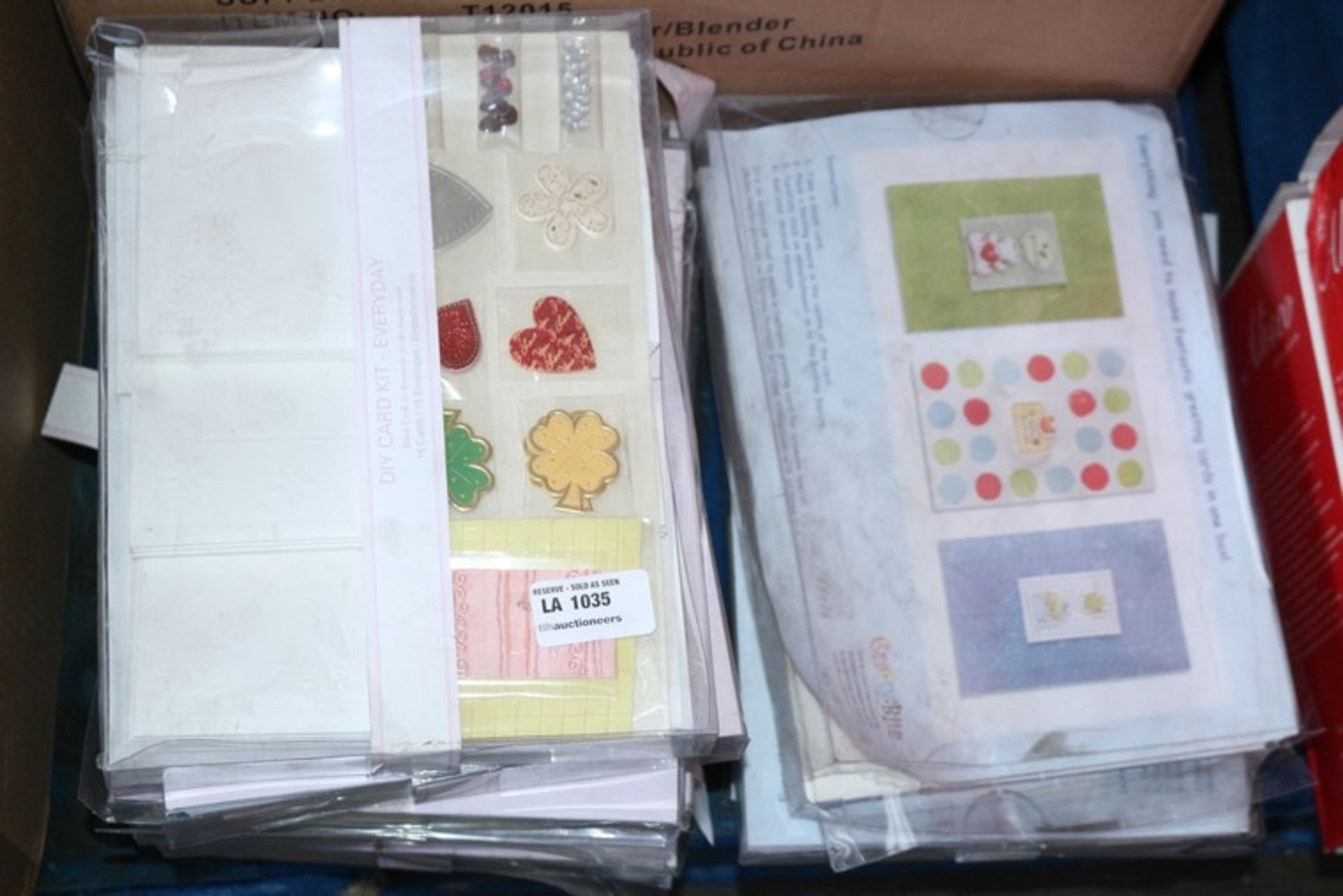 1 x LARGE AMOUNT OF DIY CARD KITS *PLEASE NOTE THAT THE BID PRICE IS MULTIPLIED BY THE NUMBER OF