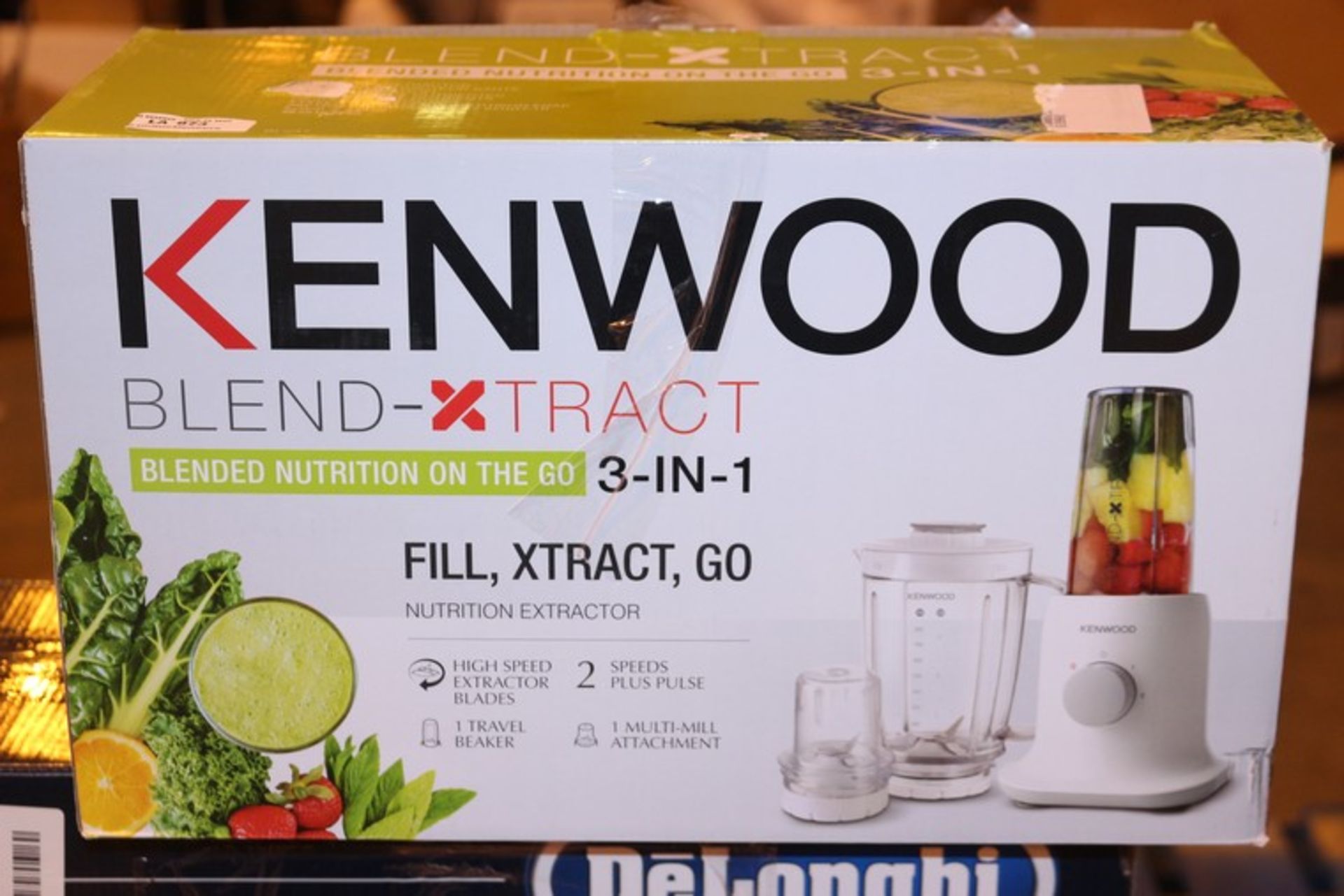 2 x BOXED KENWOOD BLEND EXTRACT 3 IN 1 FILL EXTRACT AND GO SPORTS BLENDERS RRP £30 (17.2.17) *PLEASE