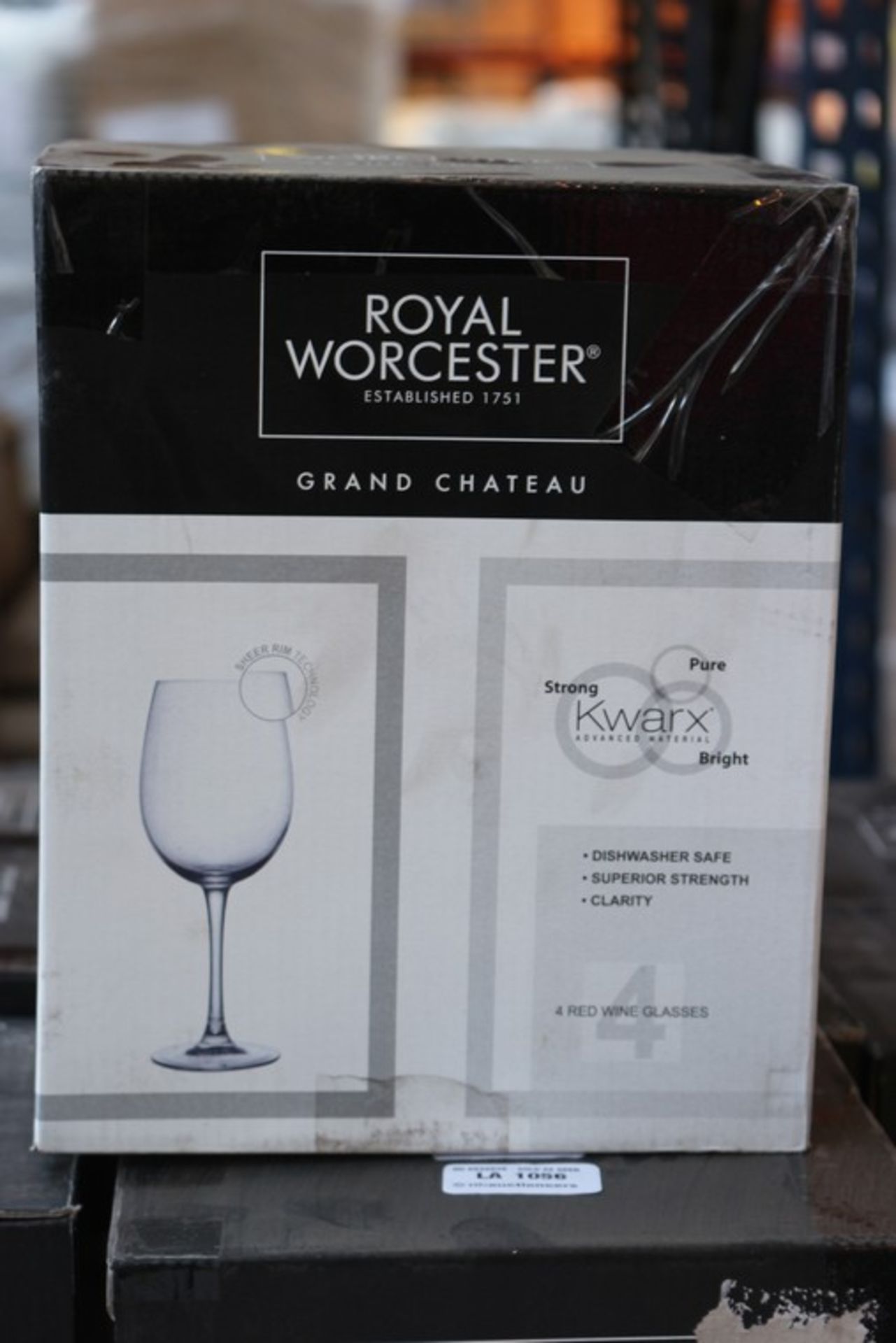 2 x PACKS OF ROYAL WORCESTER WINE GLASSES *PLEASE NOTE THAT THE BID PRICE IS MULTIPLIED BY THE