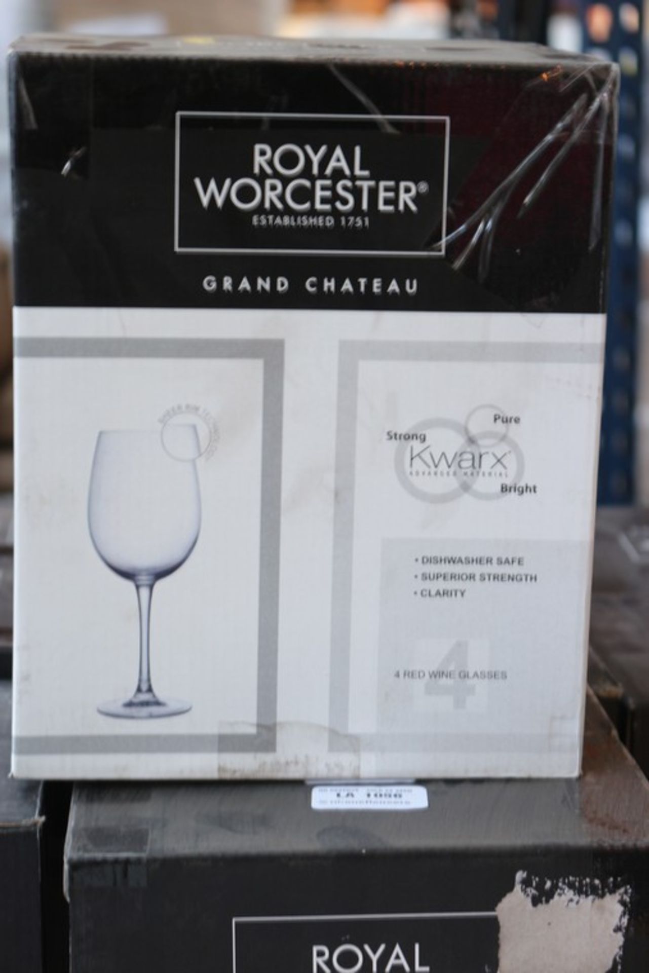 2 x PACKS OF ROYAL WORCESTER WINE GLASSES *PLEASE NOTE THAT THE BID PRICE IS MULTIPLIED BY THE