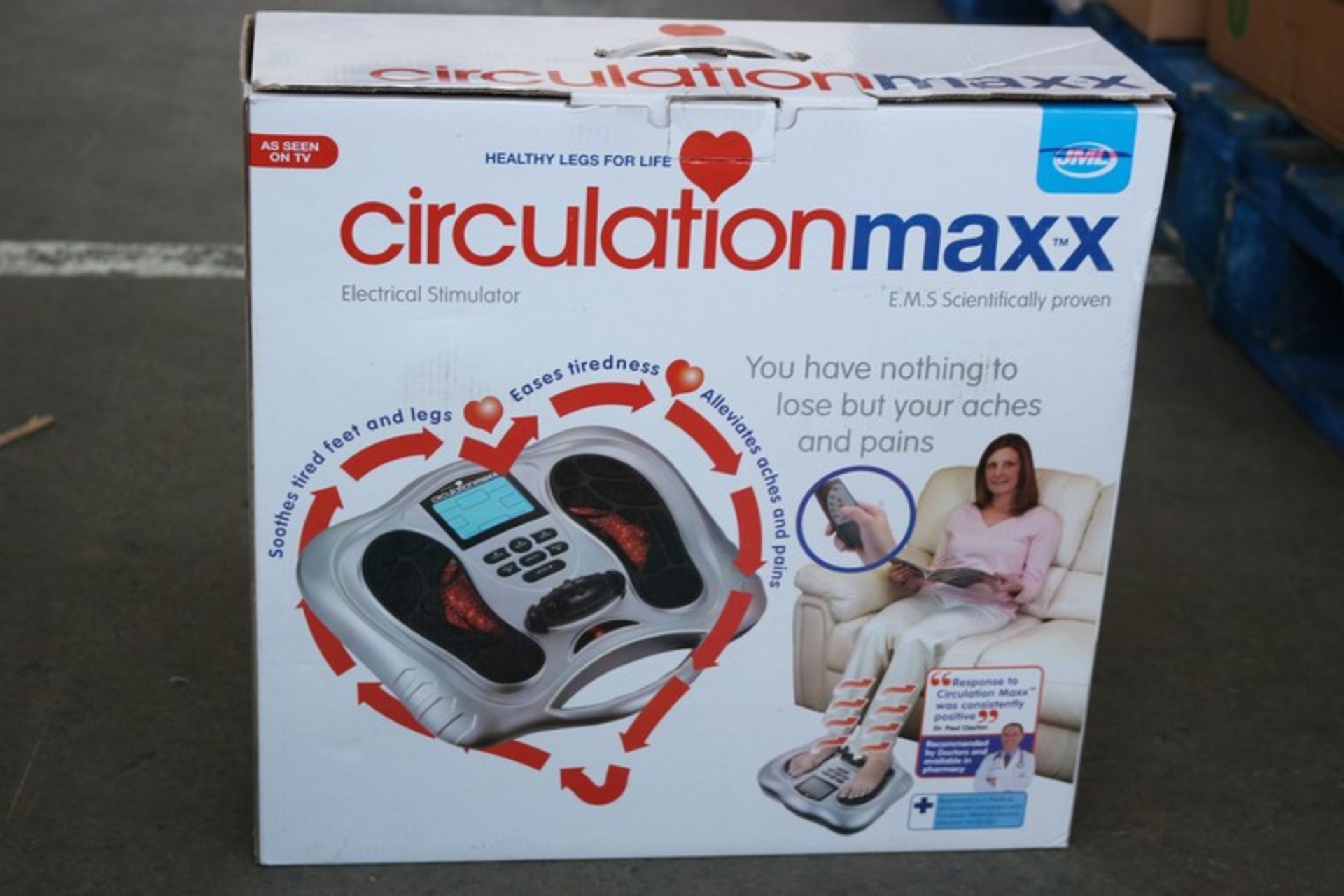 1 x BOXED CIRCULATION MAX ELECTRIC STIMULATOR *PLEASE NOTE THAT THE BID PRICE IS MULTIPLIED BY THE