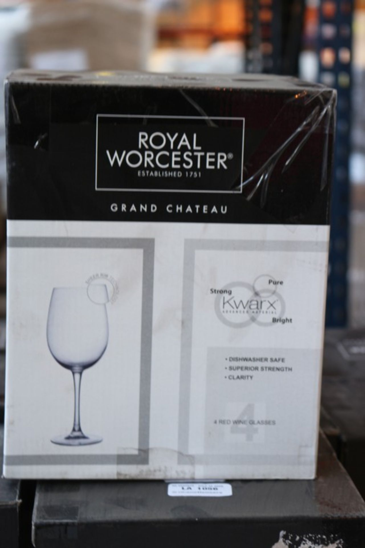 2 x PACKS OF ROYAL WORCESTER WINE GLASSES *PLEASE NOTE THAT THE BID PRICE IS MULTIPLIED BY THE