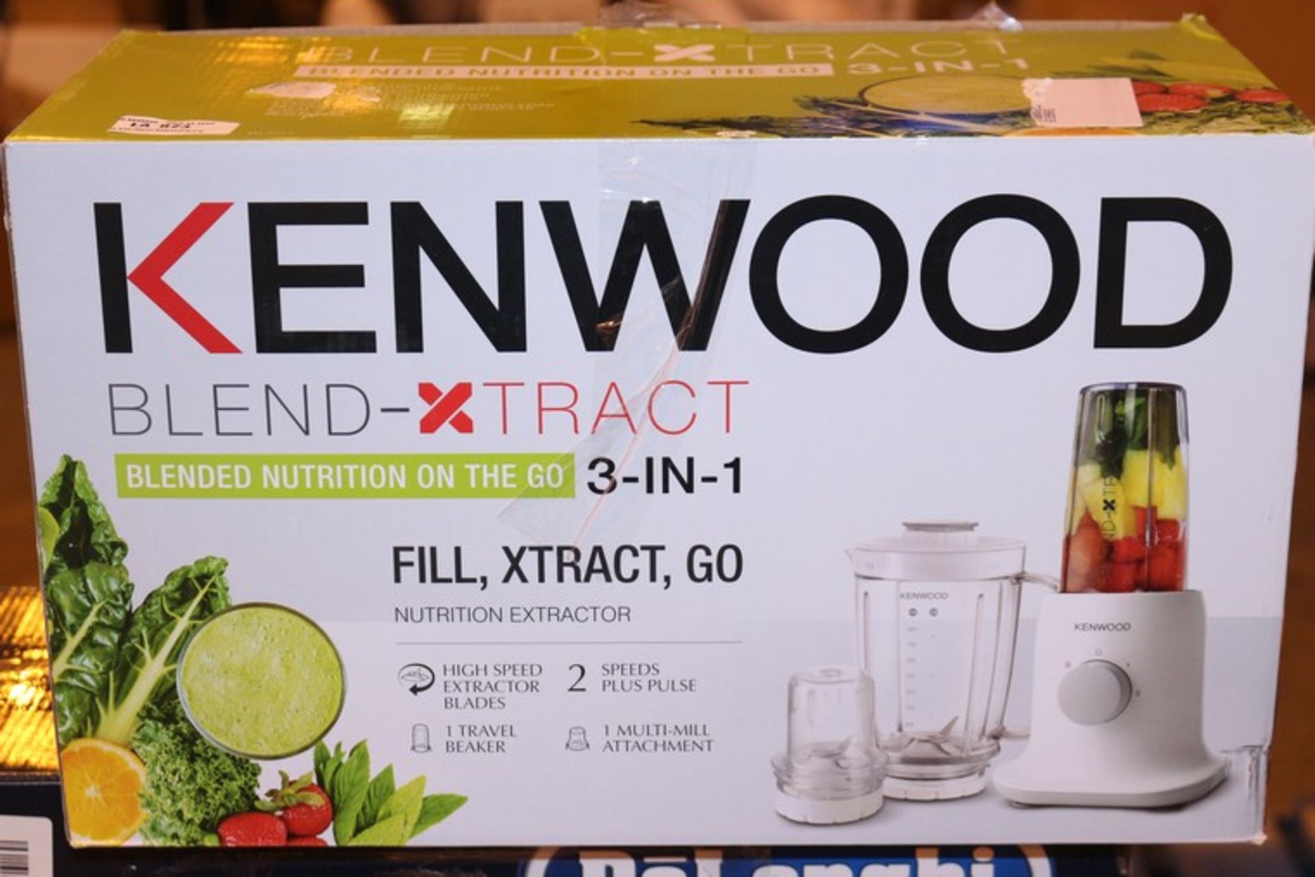 2 x BOXED KENWOOD BLEND EXTRACT 3 IN 1 FILL EXTRACT AND GO SPORTS BLENDERS RRP £30 (17.2.17) *PLEASE