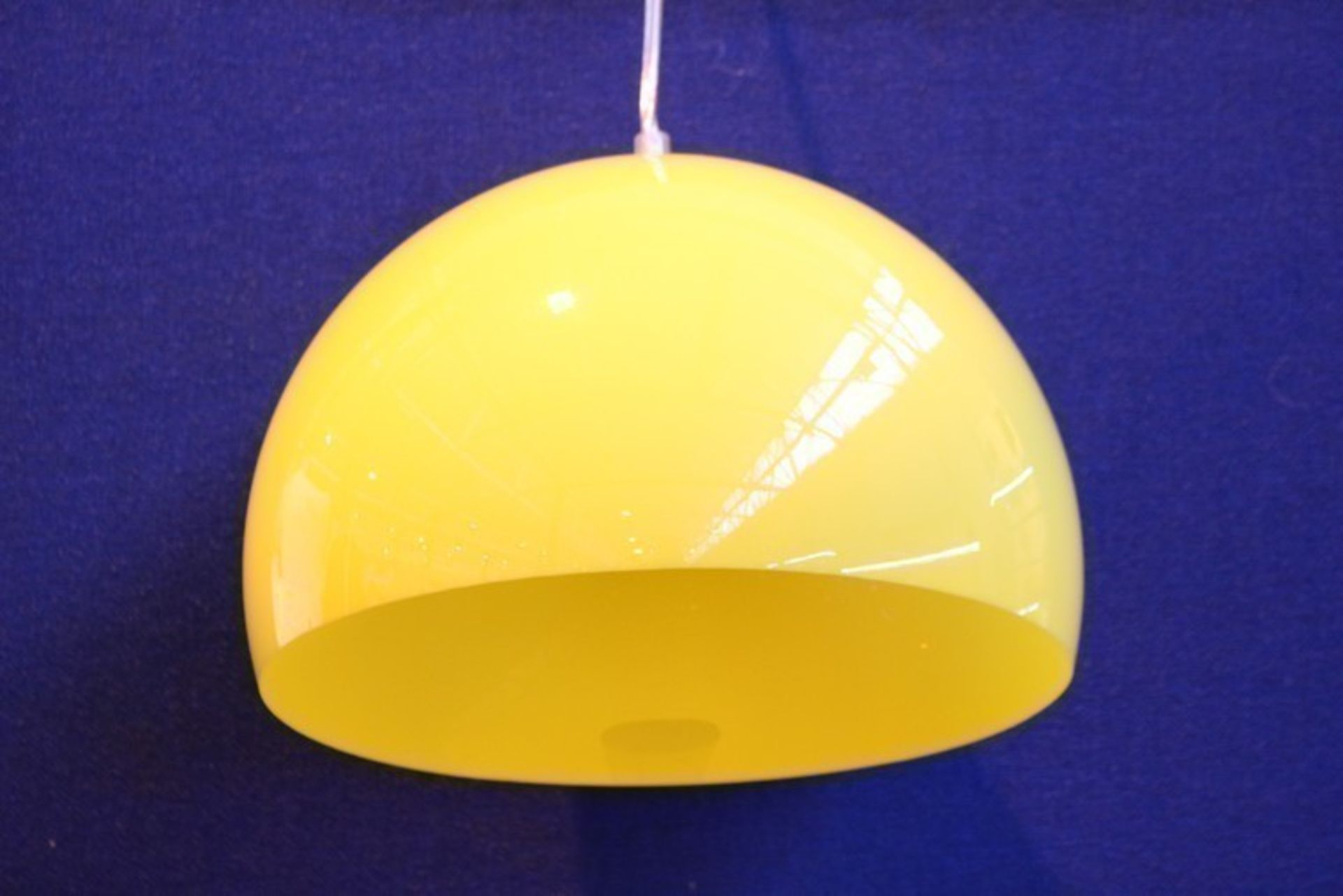 1 x BOXED BRAND NEW AND SEALED FLY ROMAN CONRAD COLLECTION SMALL CEILING LIGHT FITTING IN YELLOW (