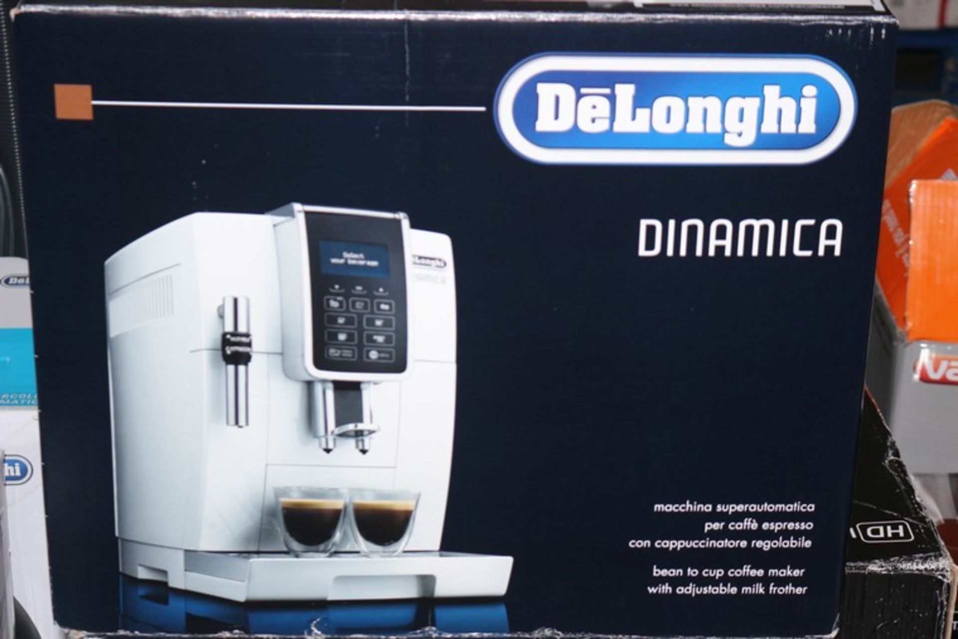 1 x BOXED DELONGHI DINAMICA CAPPUCCINO COFFEE MAKER RRP £495 (17.2.17) *PLEASE NOTE THAT THE BID