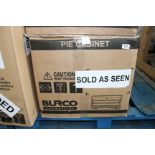 1X BOXED BURCO COMMERCIAL PIE CABINET BCPC60 PIE CABINET (DS-GD) (13.01.17)