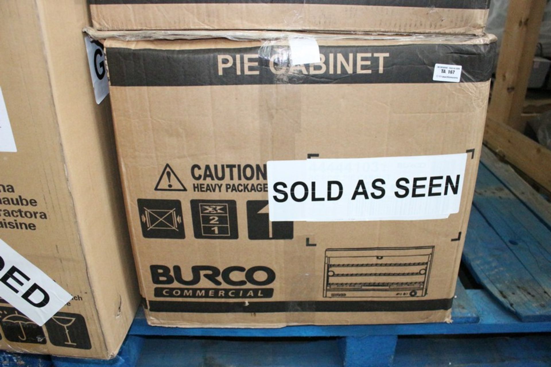 1X BOXED BURCO COMMERCIAL PIE CABINET BCPC60 PIE CABINET (DS-GD) (13.01.17)