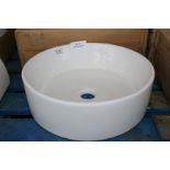 1X ROUND MODERN DESIGN WHITE SINK (DS-VP) (09.02.17)