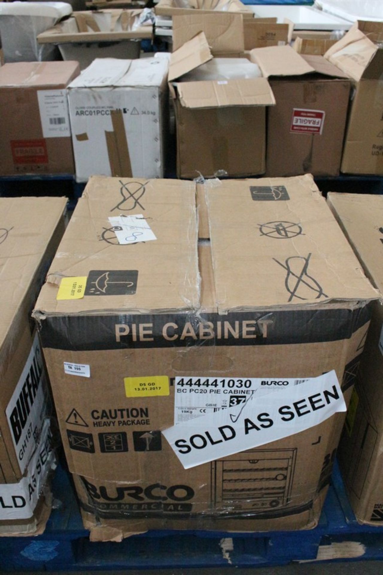 1X BOXED BURCO PIE CABINET BCPC20 PIE CABINET (DS-GD) (13.01.17)