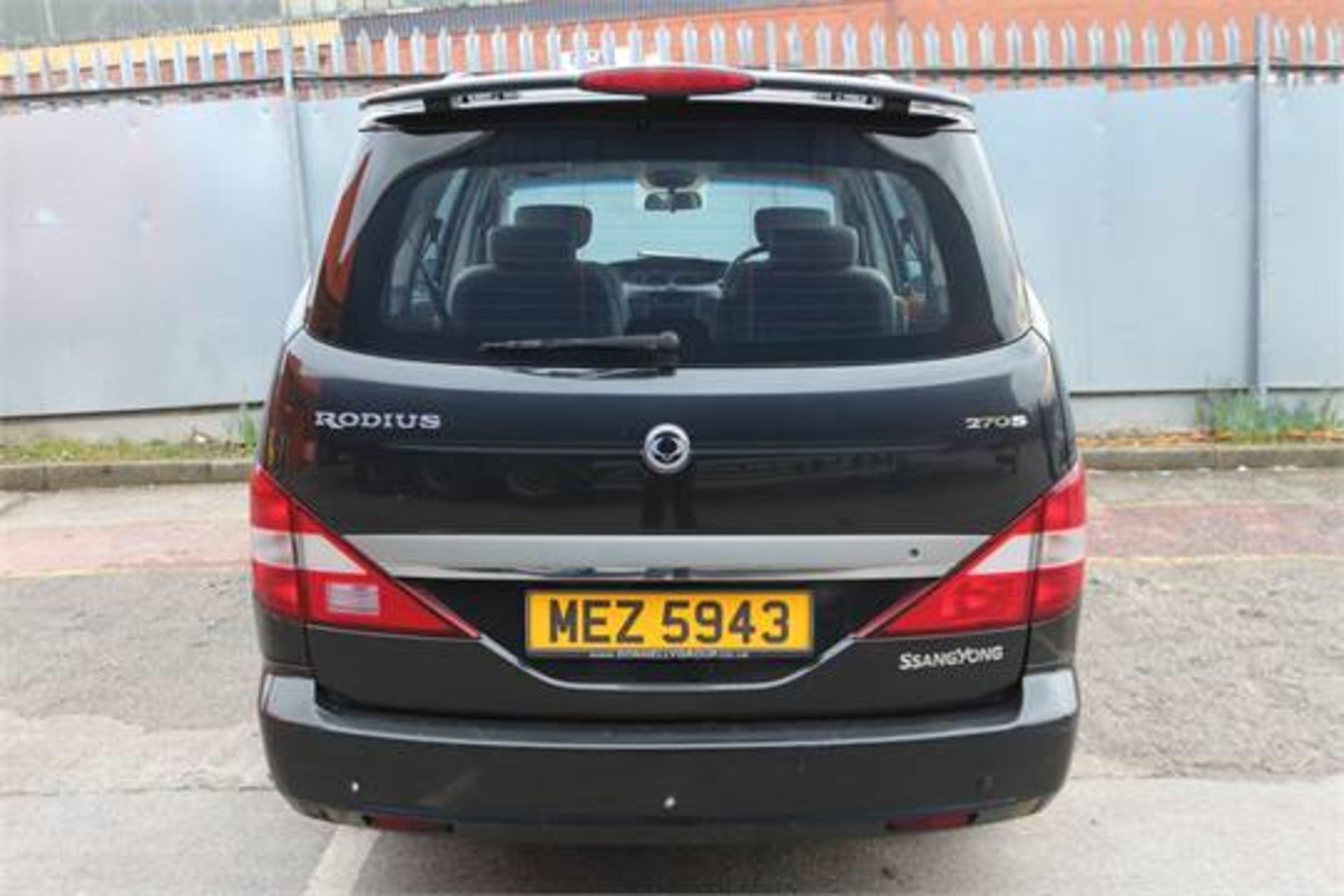 SSANGYONG, RODIUS 270, MEZ 5943, 2-7 LTR, DIESEL, MANUAL, APRIL 2007, 5 DOOR MPV, CURRENT RECORDED - Image 4 of 11