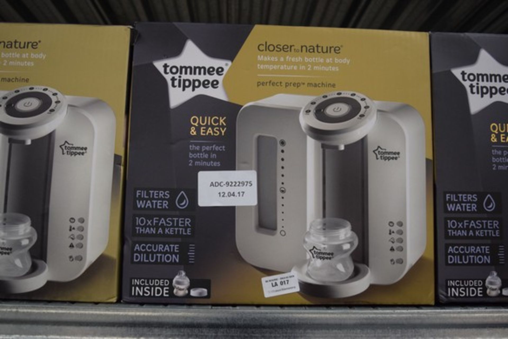 1 X BOXED TOMMEE TIPPEE CLOSER TO NATURE PERFECT PREP MACHINE RRP £70 (12.04.2017)