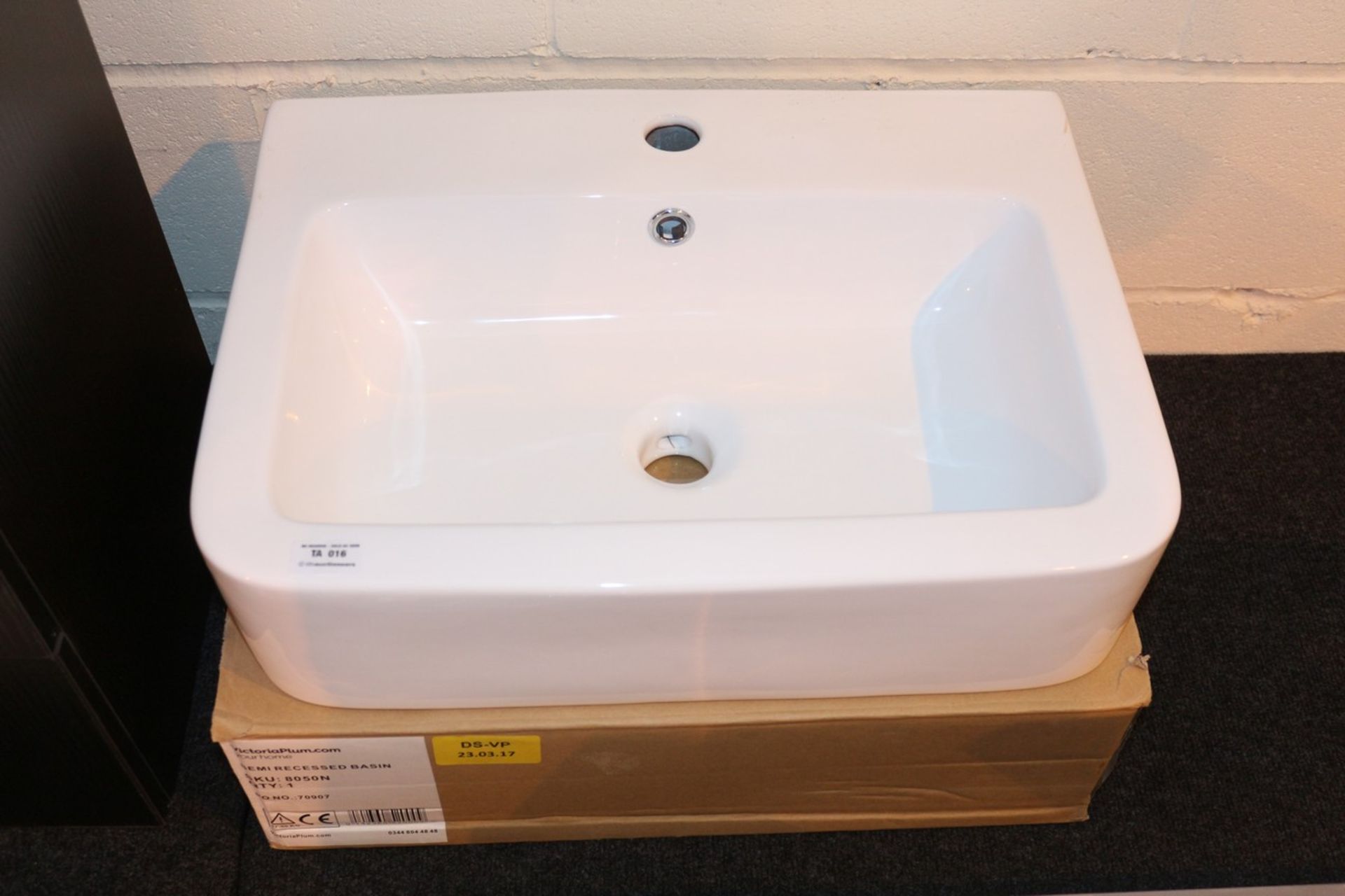 SEMI RECESSED BASIN 805ON (23/03/2017)